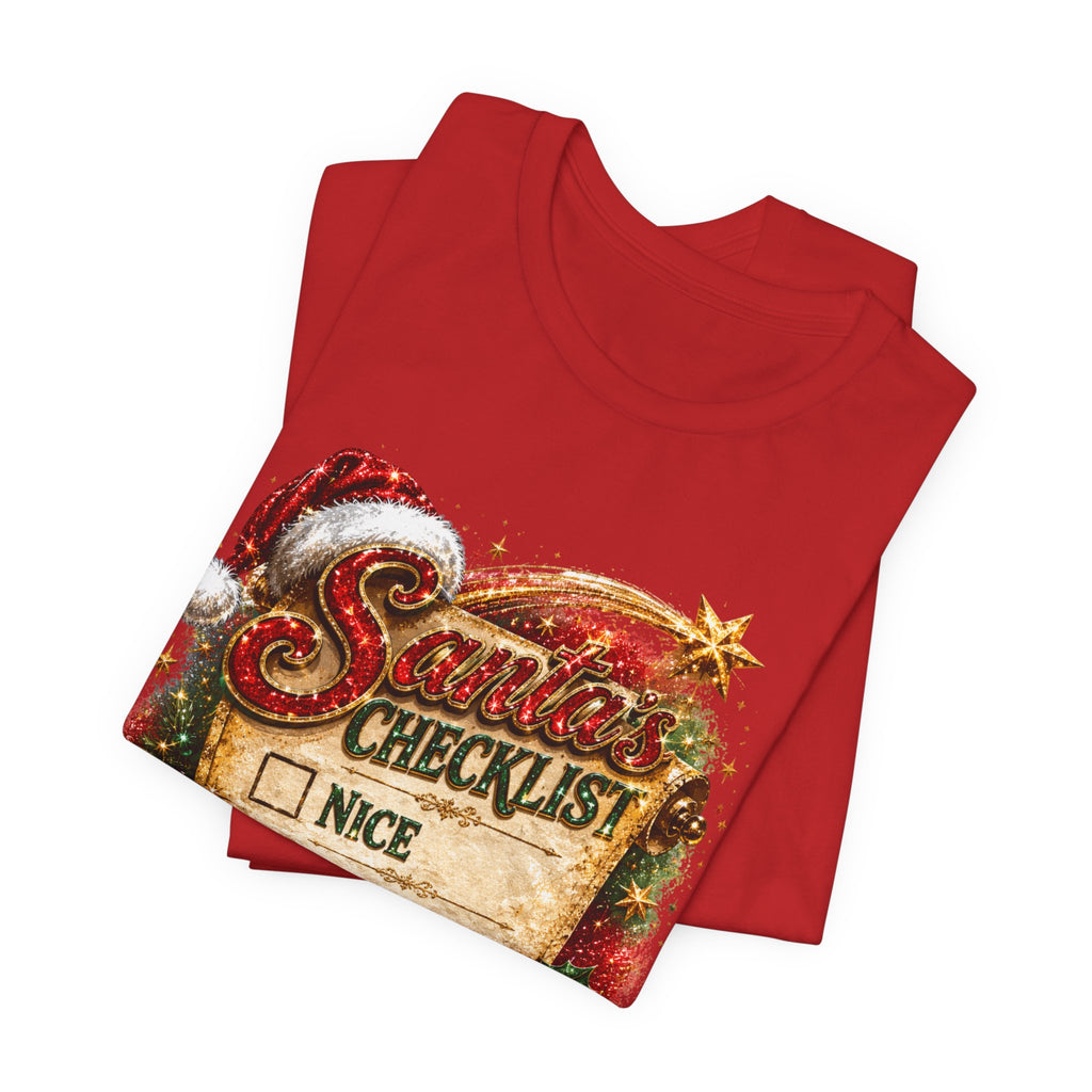 Santa's Checklist: Misunderstood – Funny Christmas T-Shirt