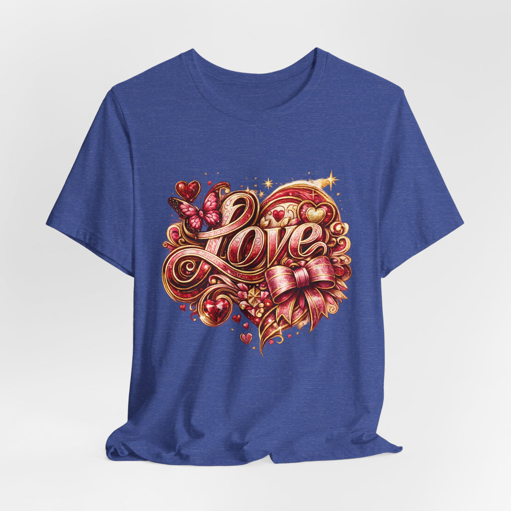 Love – Butterfly & Bow Valentine's Day T-Shirt