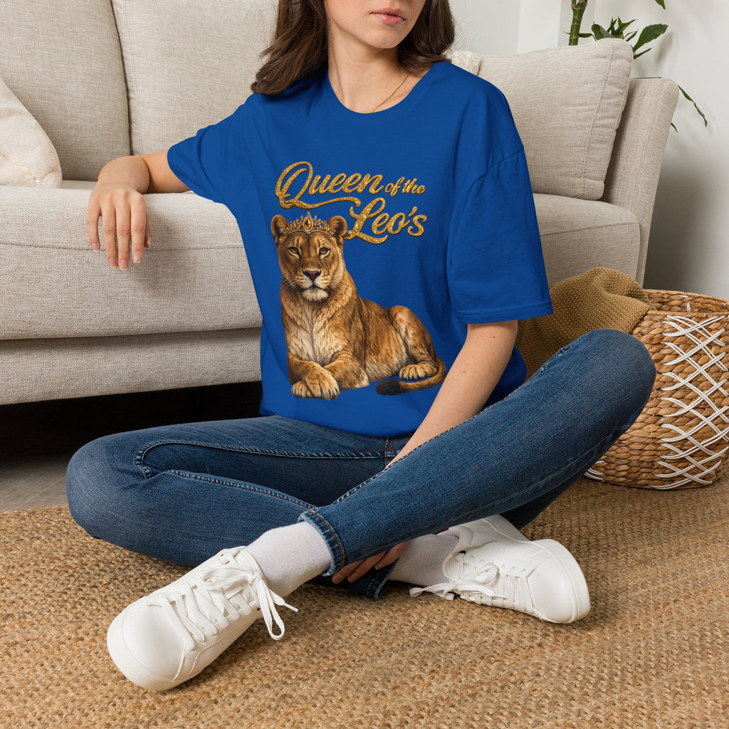 Queen of the Leo's – Lioness Crown Graphic Tee