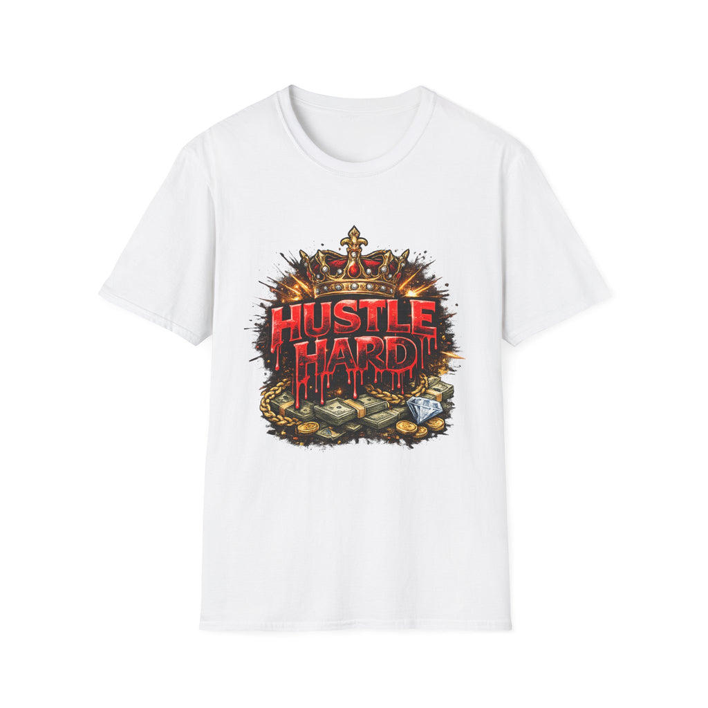 Hustle Hard T-Shirt – Crown & Money Graphic Tee