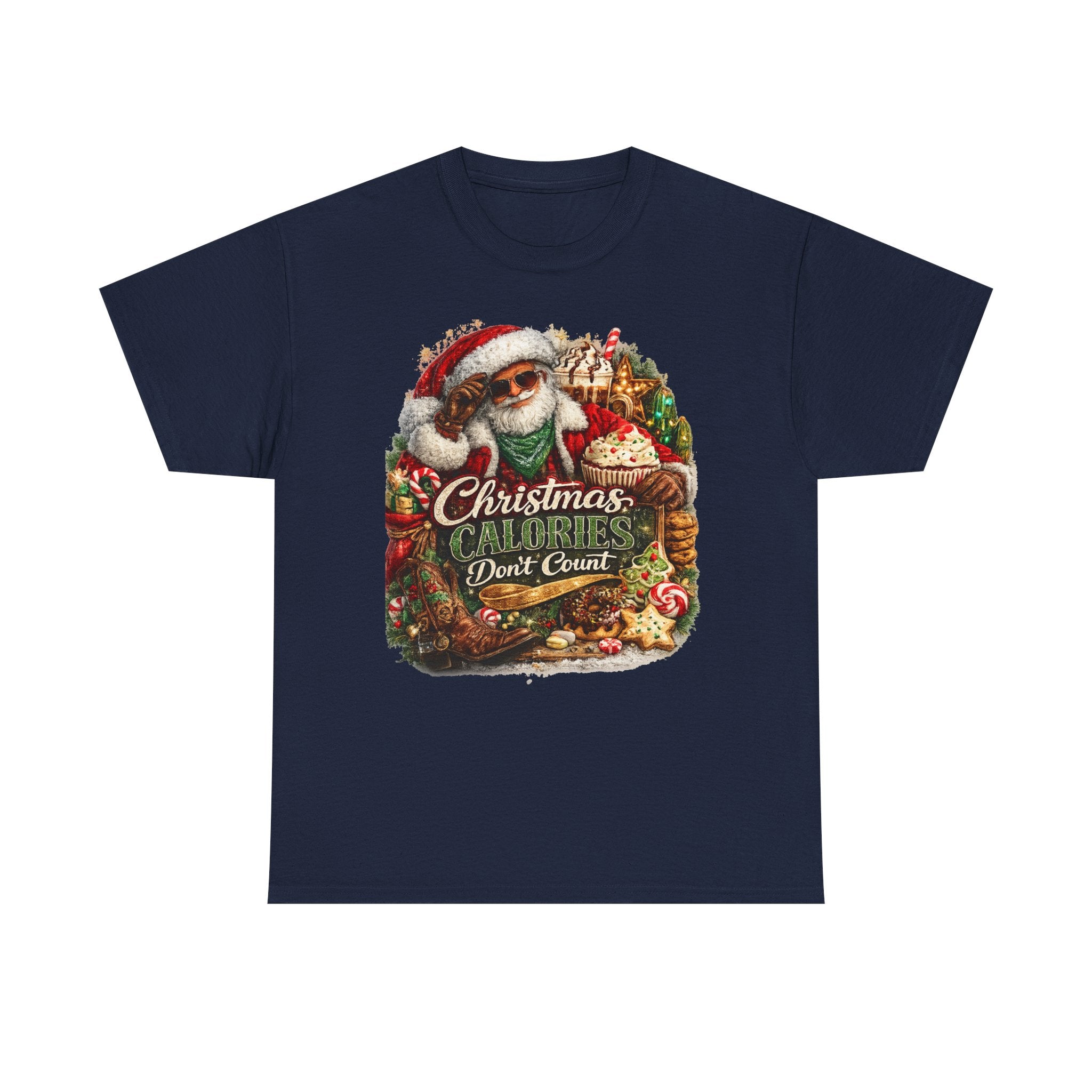 Christmas Calories Don't Count Shirt – Funny Holiday Tee | Christmas Foodie Gift