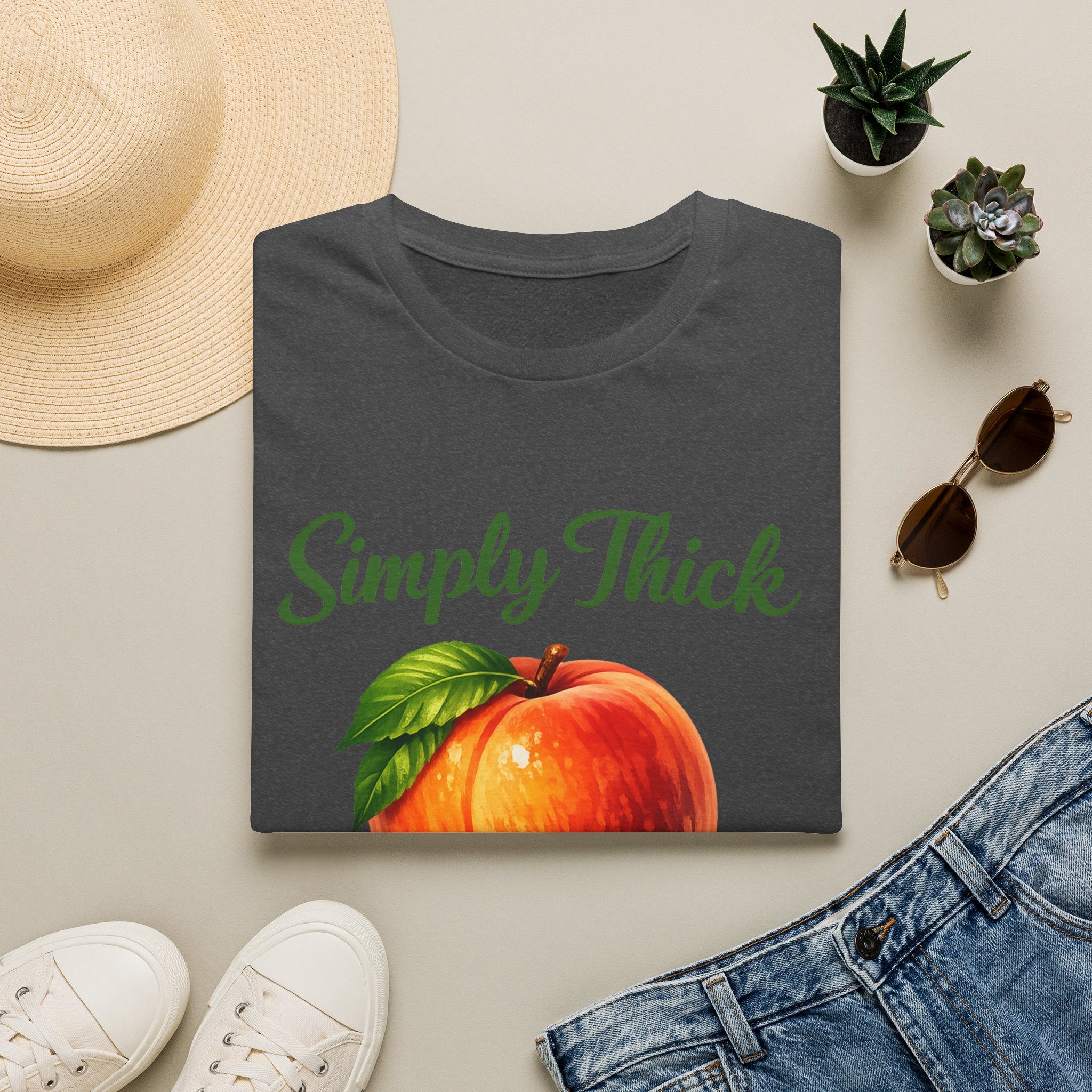 Simply Thick All Natural – Peach Graphic Tee