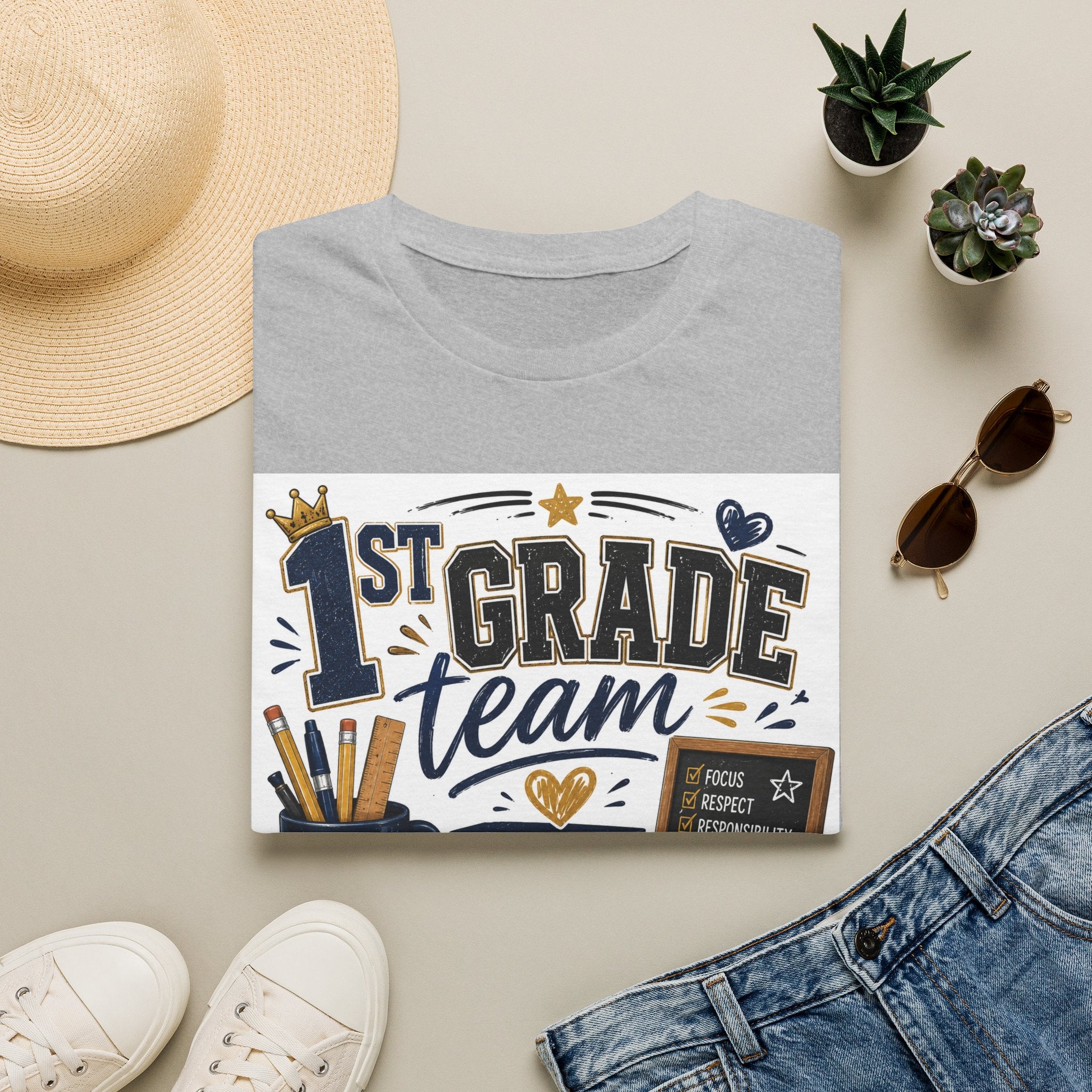1st Grade Squad Unisex Graphic Tee | Softstyle T-Shirt