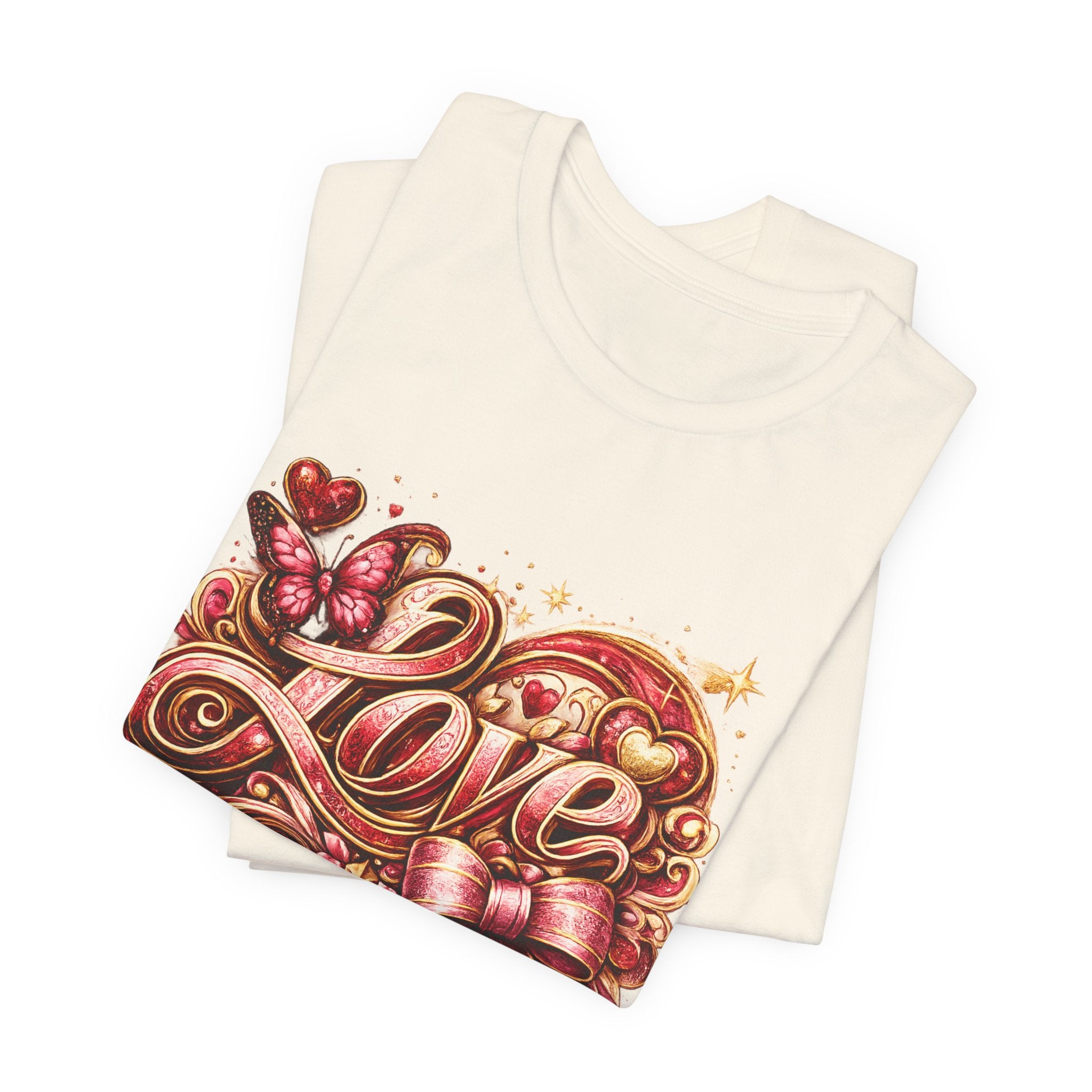 Love – Butterfly & Bow Valentine's Day T-Shirt