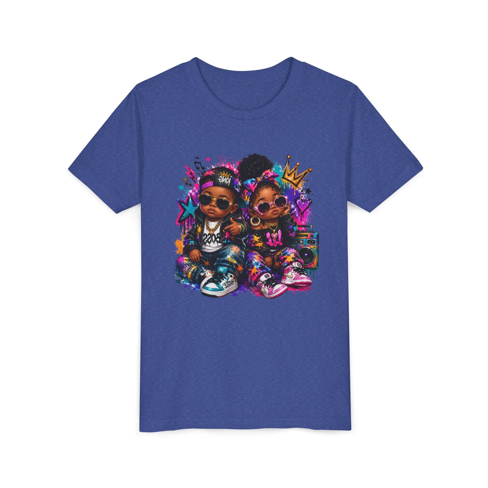 Lil King & Queen T-Shirt | Hip Hop Baby Graphic Tee | Urban Kids Streetwear Shirt