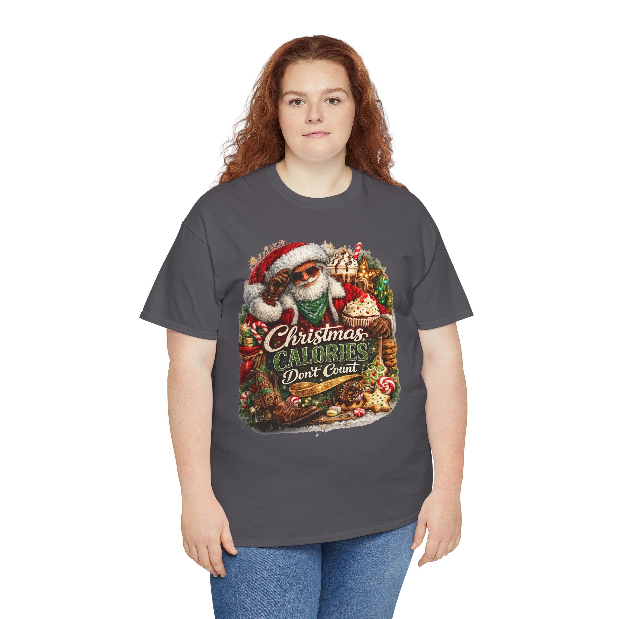 Christmas Calories Don't Count Shirt – Funny Holiday Tee | Christmas Foodie Gift