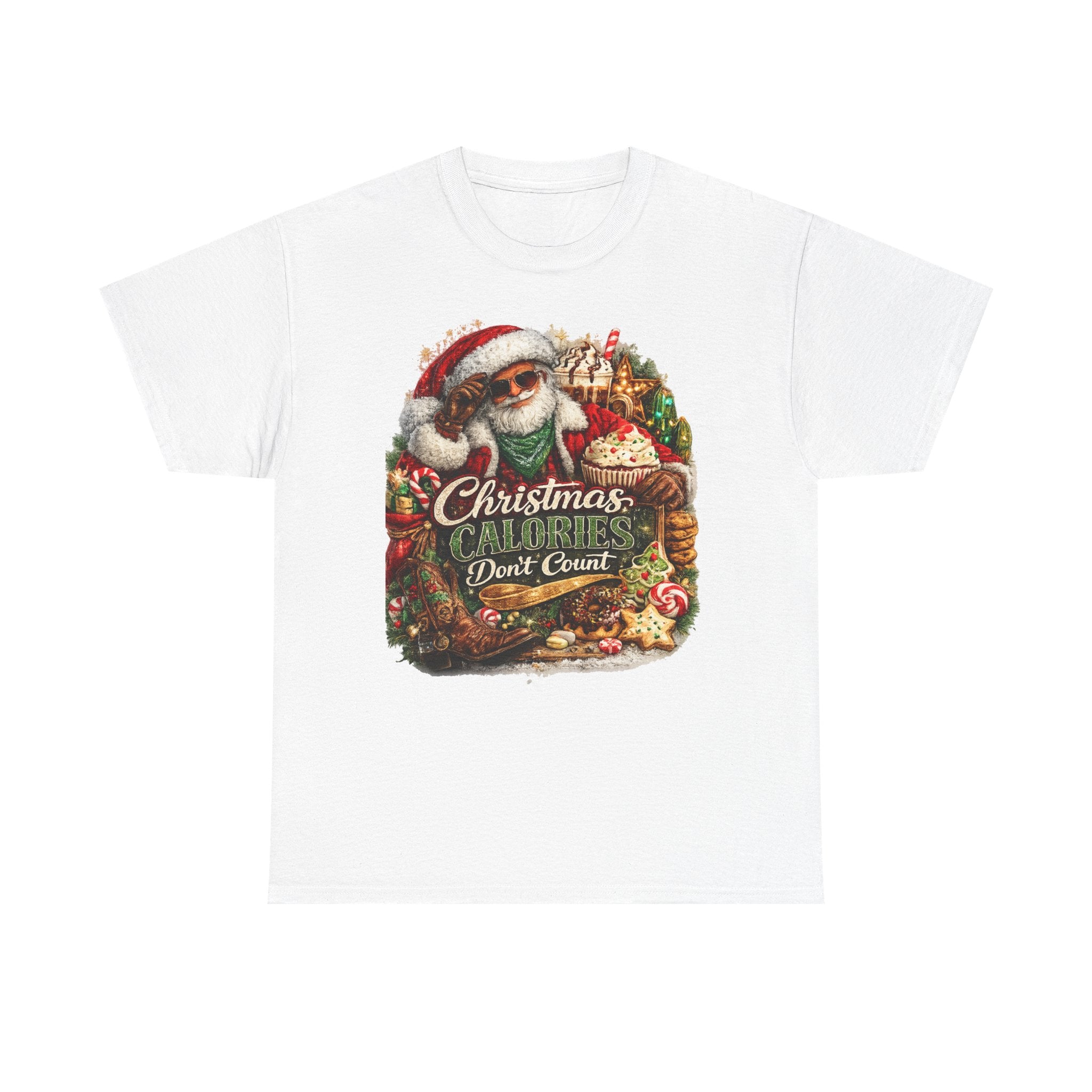 Christmas Calories Don't Count Shirt – Funny Holiday Tee | Christmas Foodie Gift