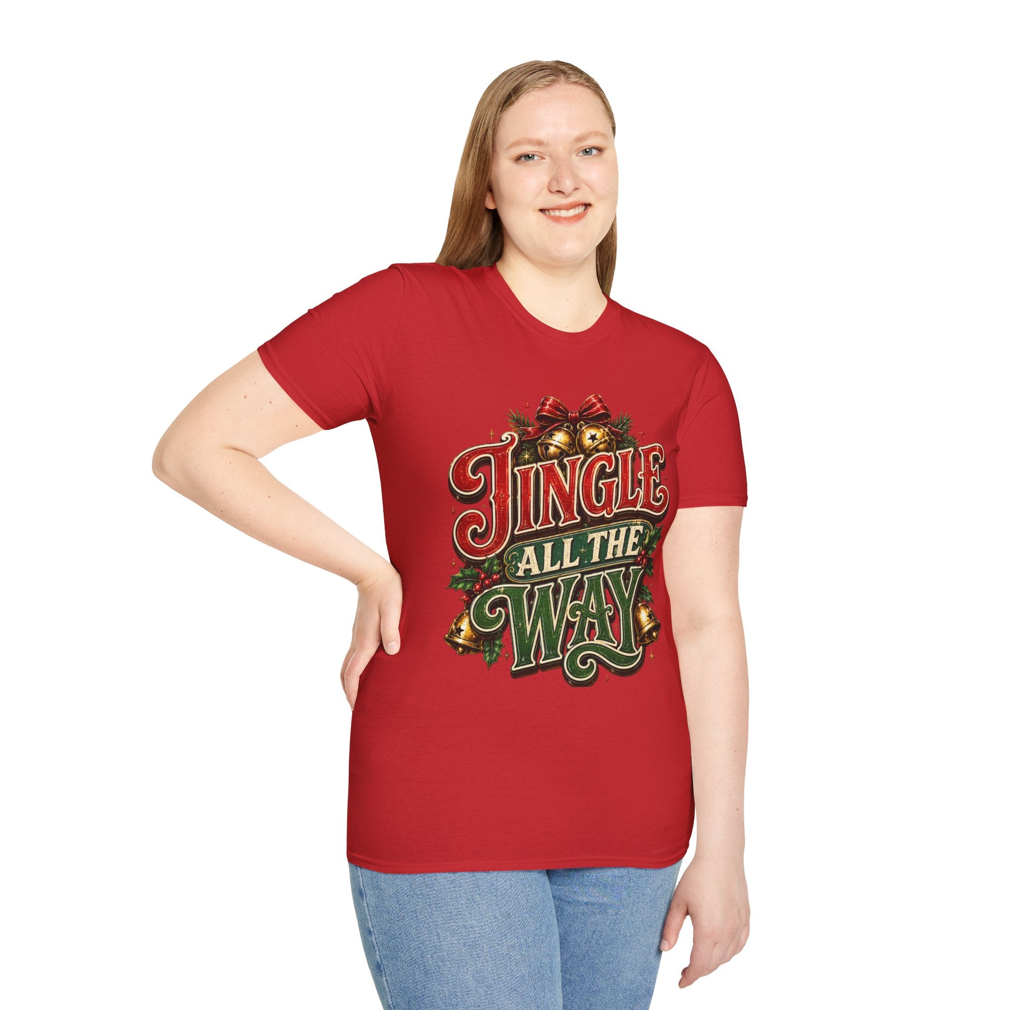 Jingle All the Way Shirt – Vintage Christmas Tee | Classic Holiday Gift