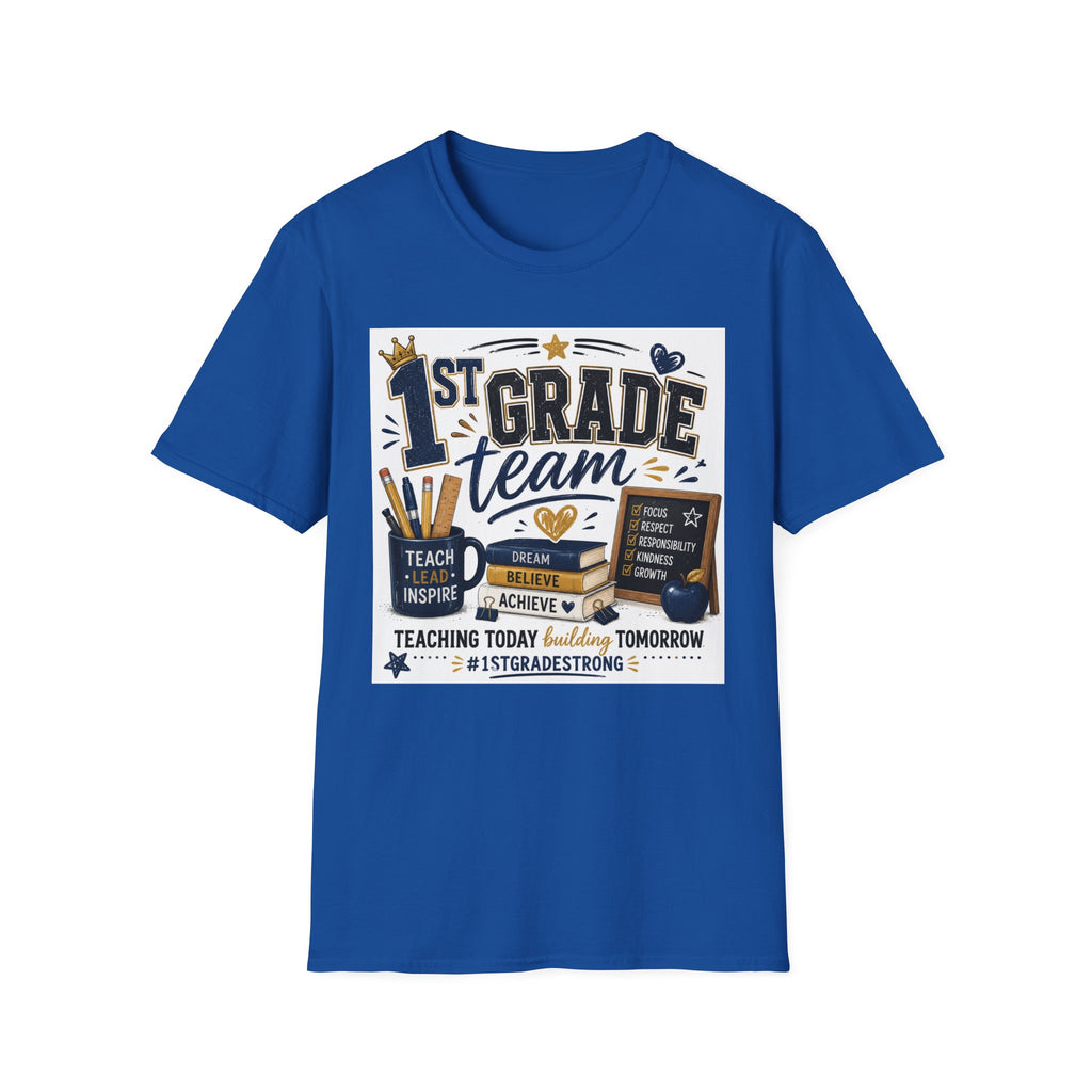 1st Grade Squad Unisex Graphic Tee | Softstyle T-Shirt