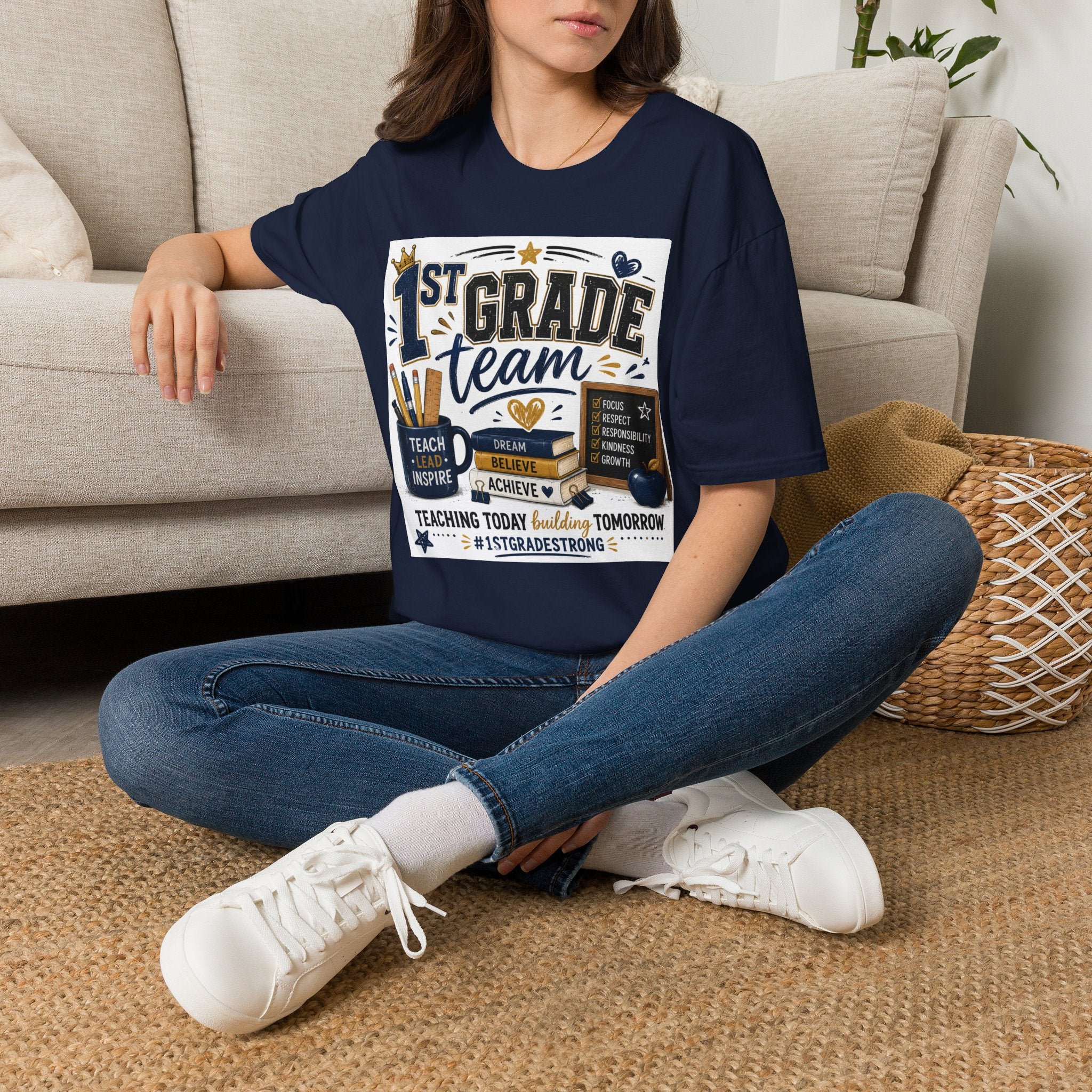 1st Grade Squad Unisex Graphic Tee | Softstyle T-Shirt