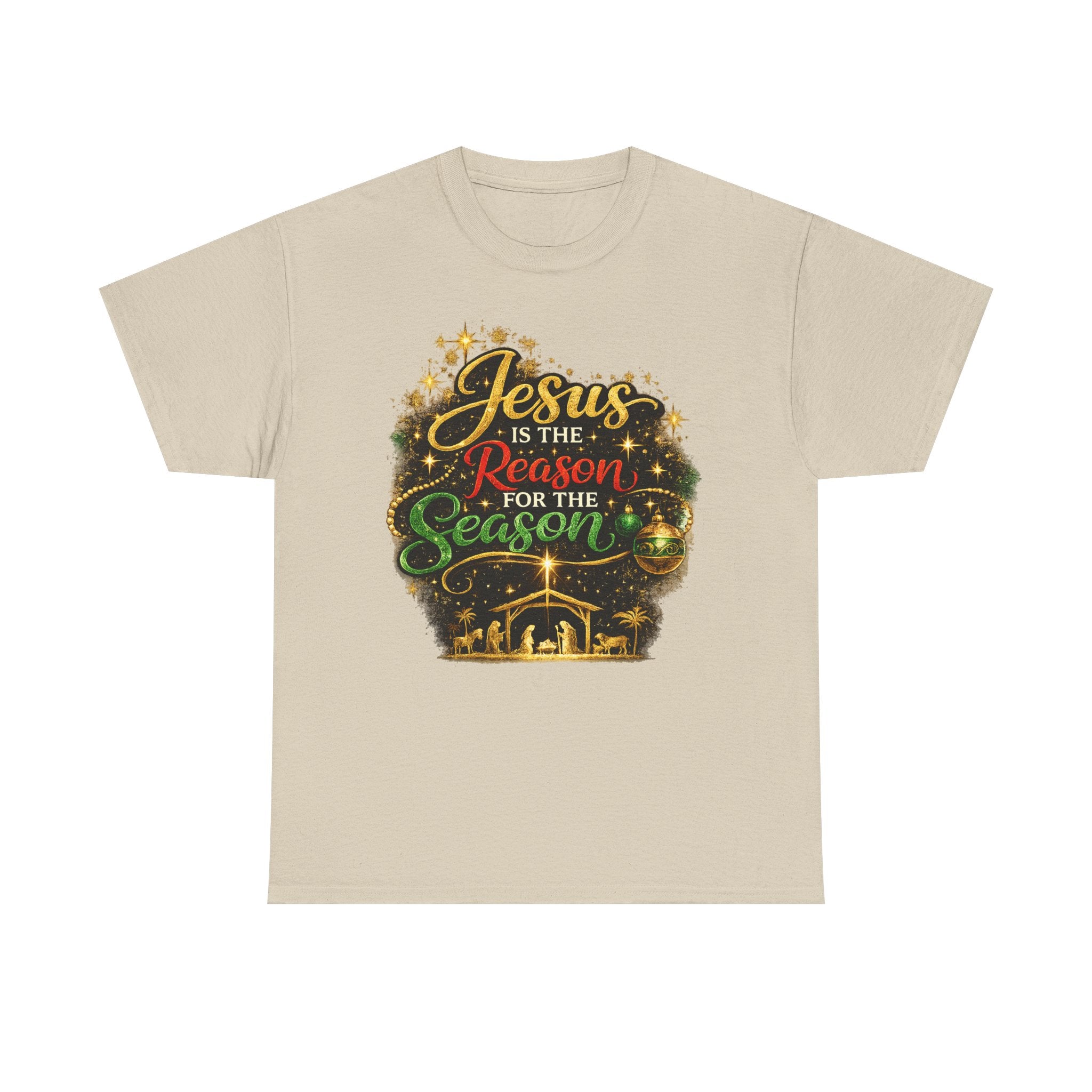 Jesus is the Reason for the Season Shirt – Christian Christmas Tee | Faith Holiday Gift