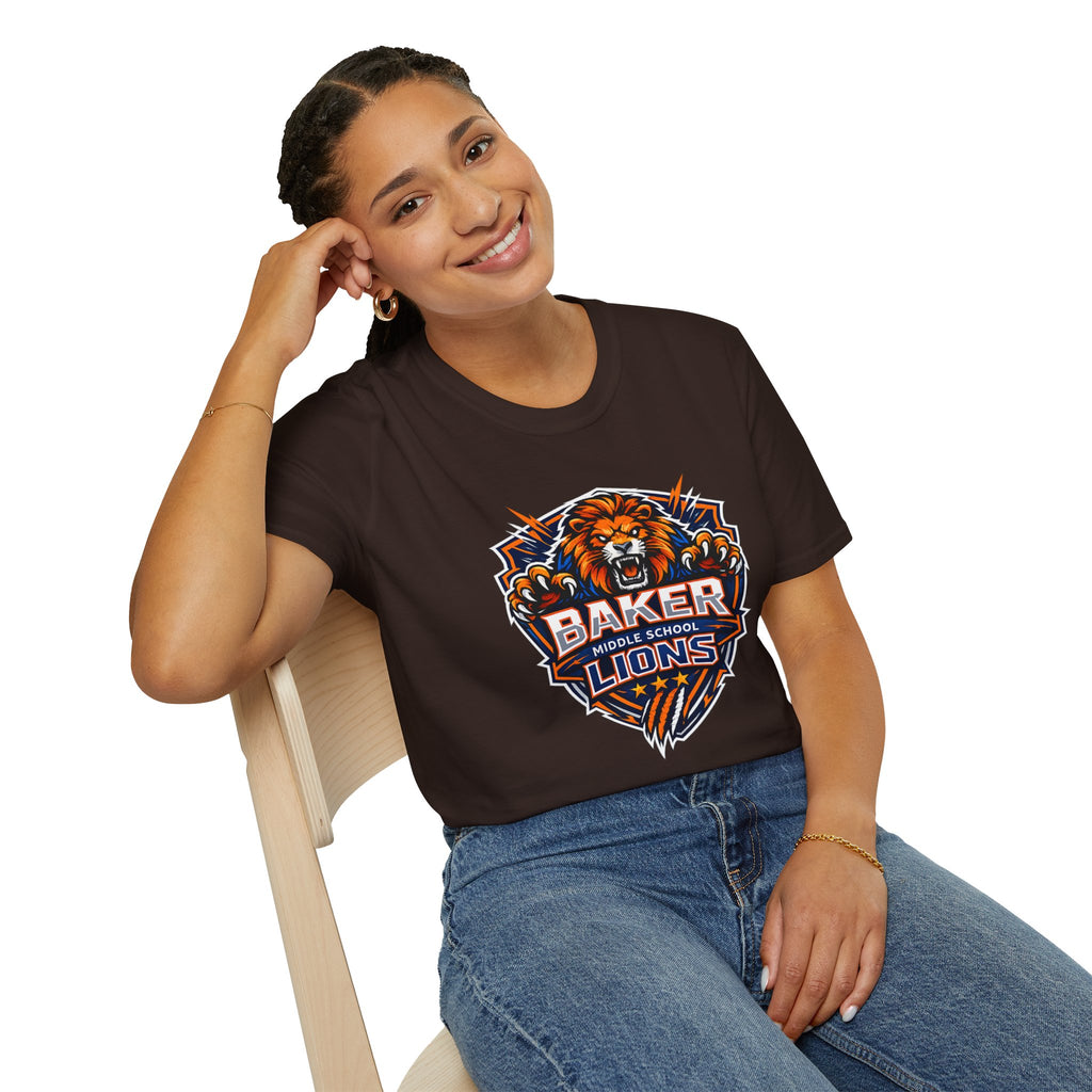 Baker Middle School Lions T-Shirt | School Spirit Tee | Lions Pride Graphic Tee