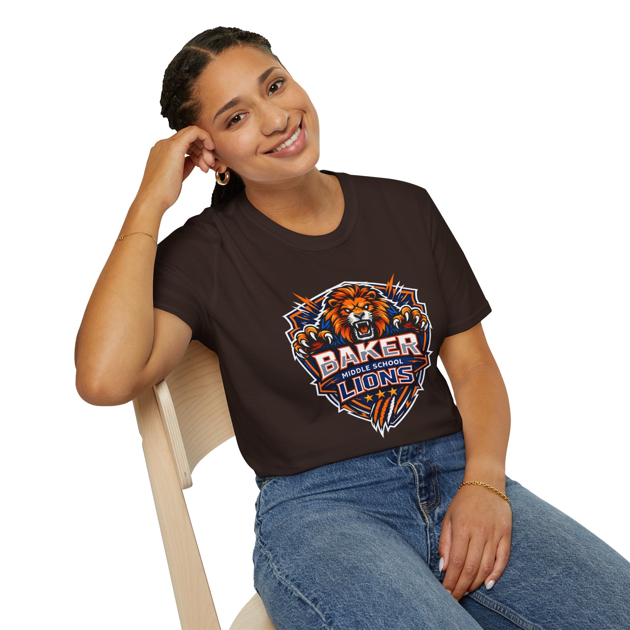 Baker Middle School Lions T-Shirt | School Spirit Tee | Lions Pride Graphic Tee