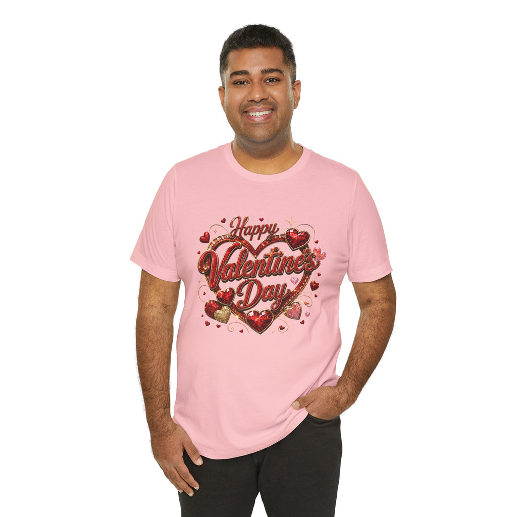 Happy Valentine's Day Glam Heart T-Shirt