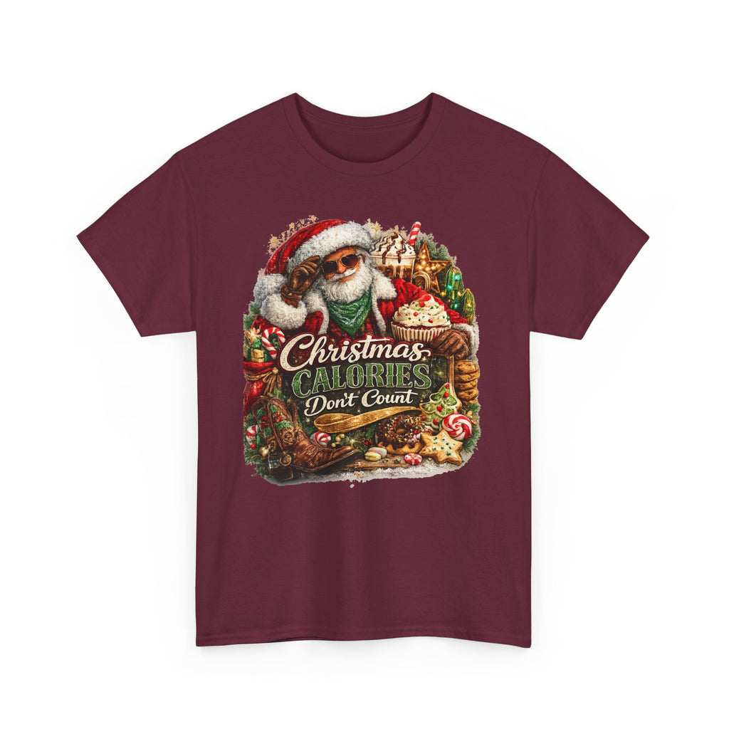 Christmas Calories Don't Count Shirt – Funny Holiday Tee | Christmas Foodie Gift