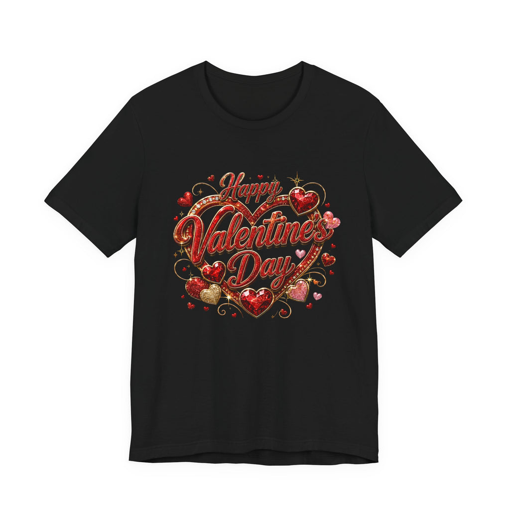 Happy Valentine's Day Glam Heart T-Shirt
