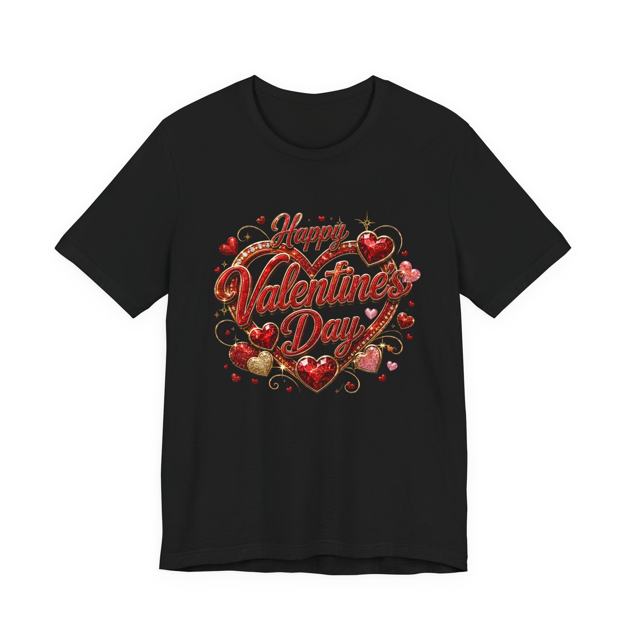 Happy Valentine's Day Glam Heart T-Shirt
