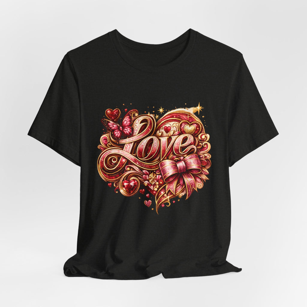 Love – Butterfly & Bow Valentine's Day T-Shirt