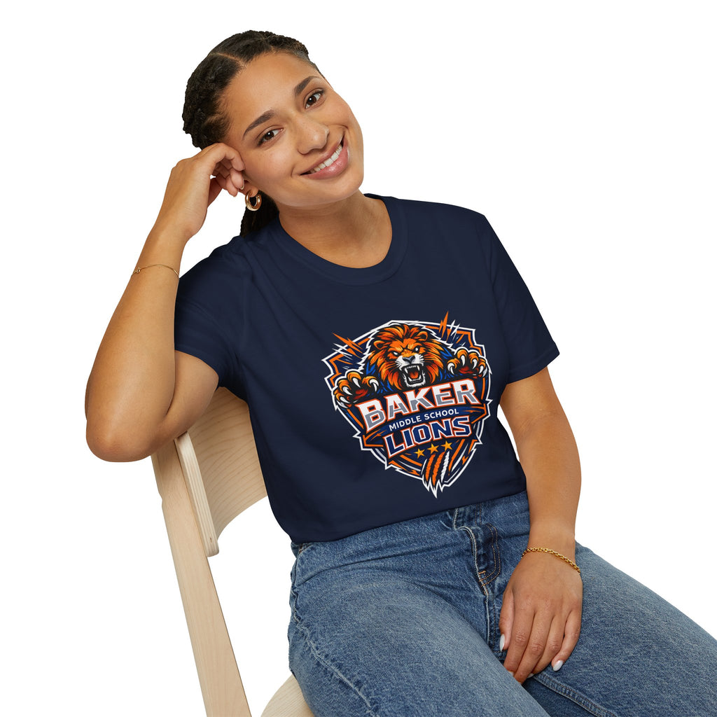Baker Middle School Lions T-Shirt | School Spirit Tee | Lions Pride Graphic Tee