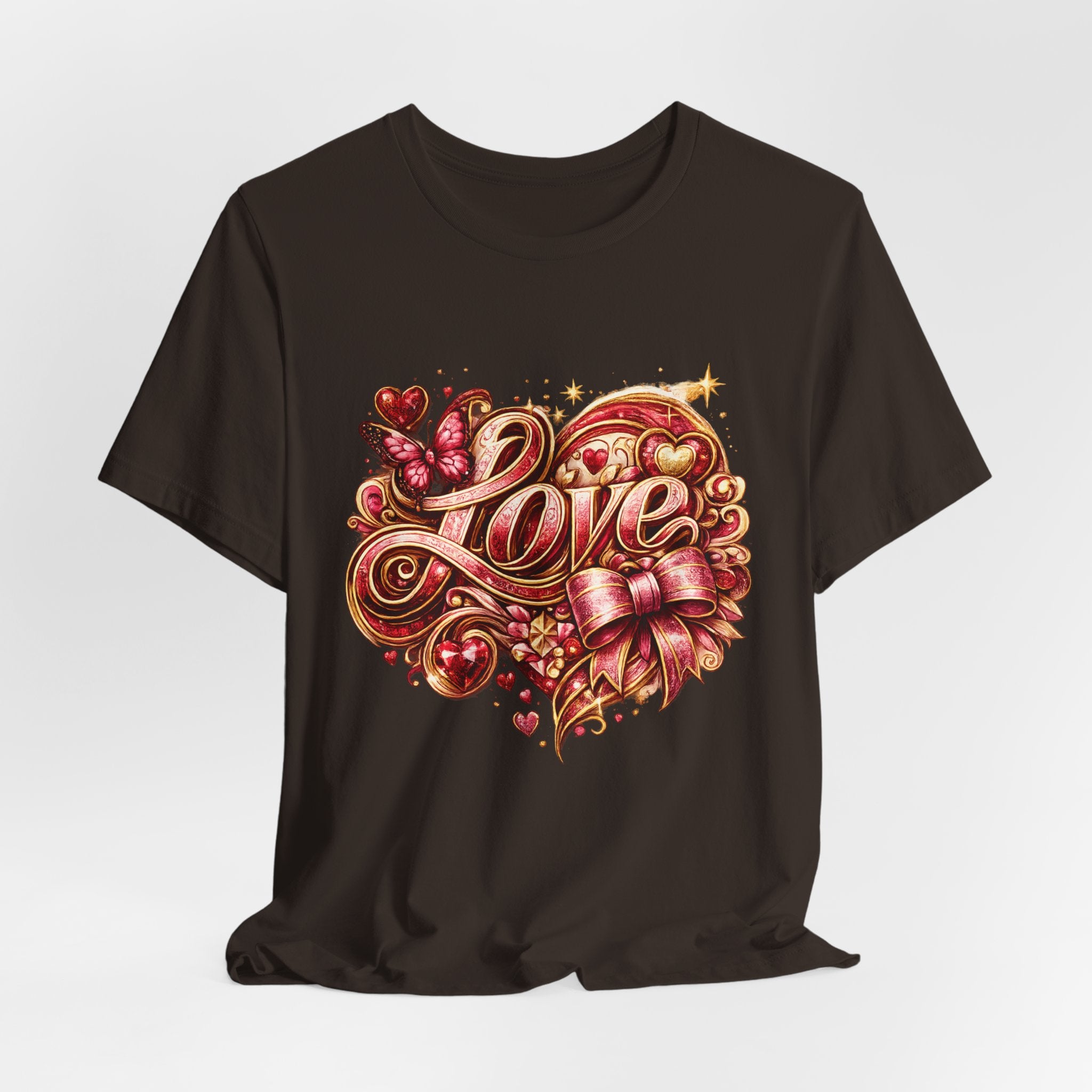 Love – Butterfly & Bow Valentine's Day T-Shirt