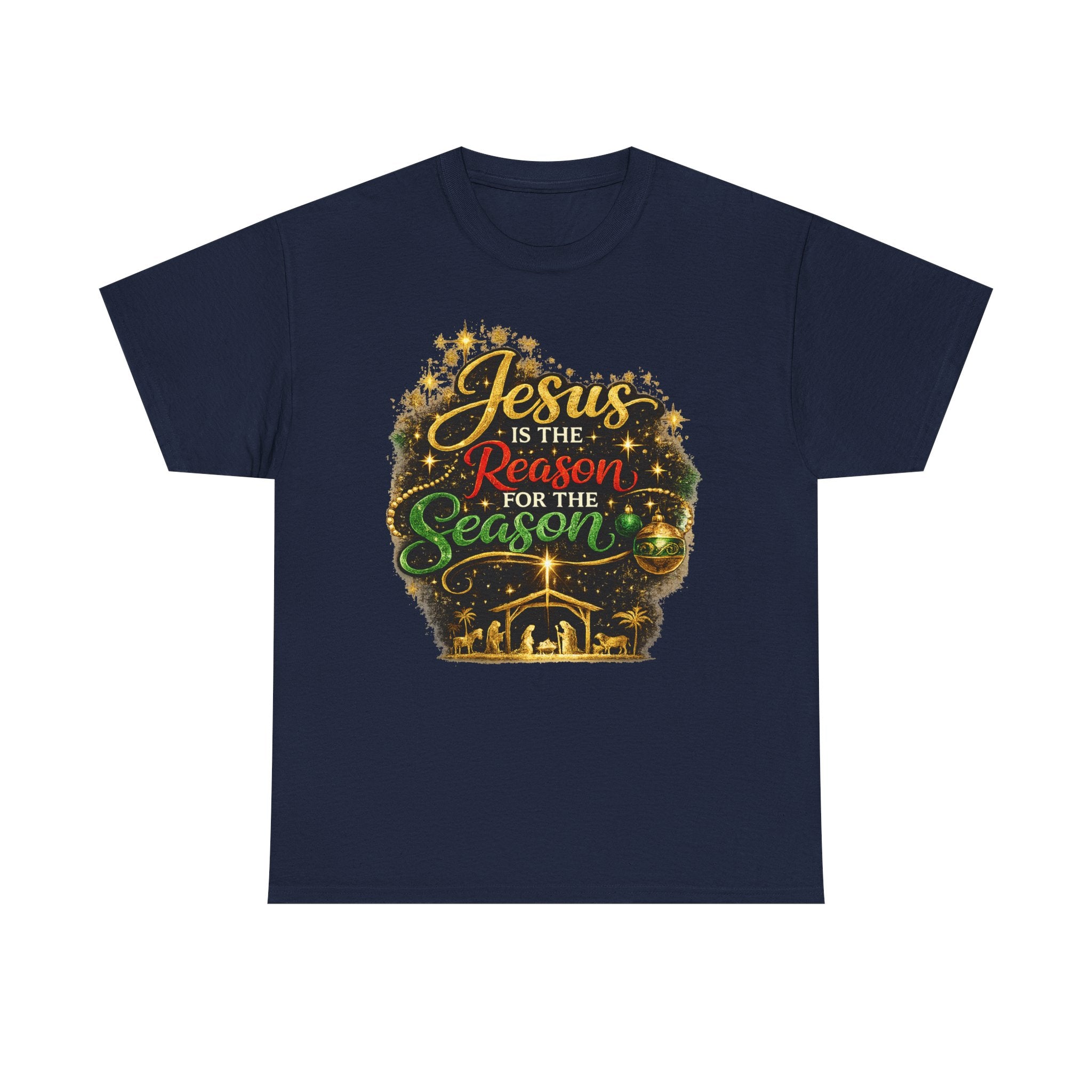 Jesus is the Reason for the Season Shirt – Christian Christmas Tee | Faith Holiday Gift