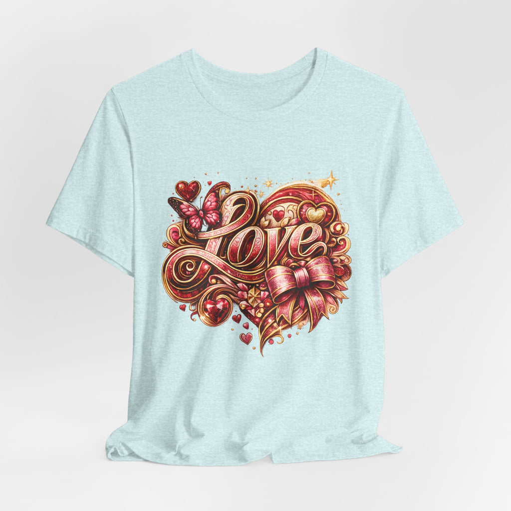 Love – Butterfly & Bow Valentine's Day T-Shirt