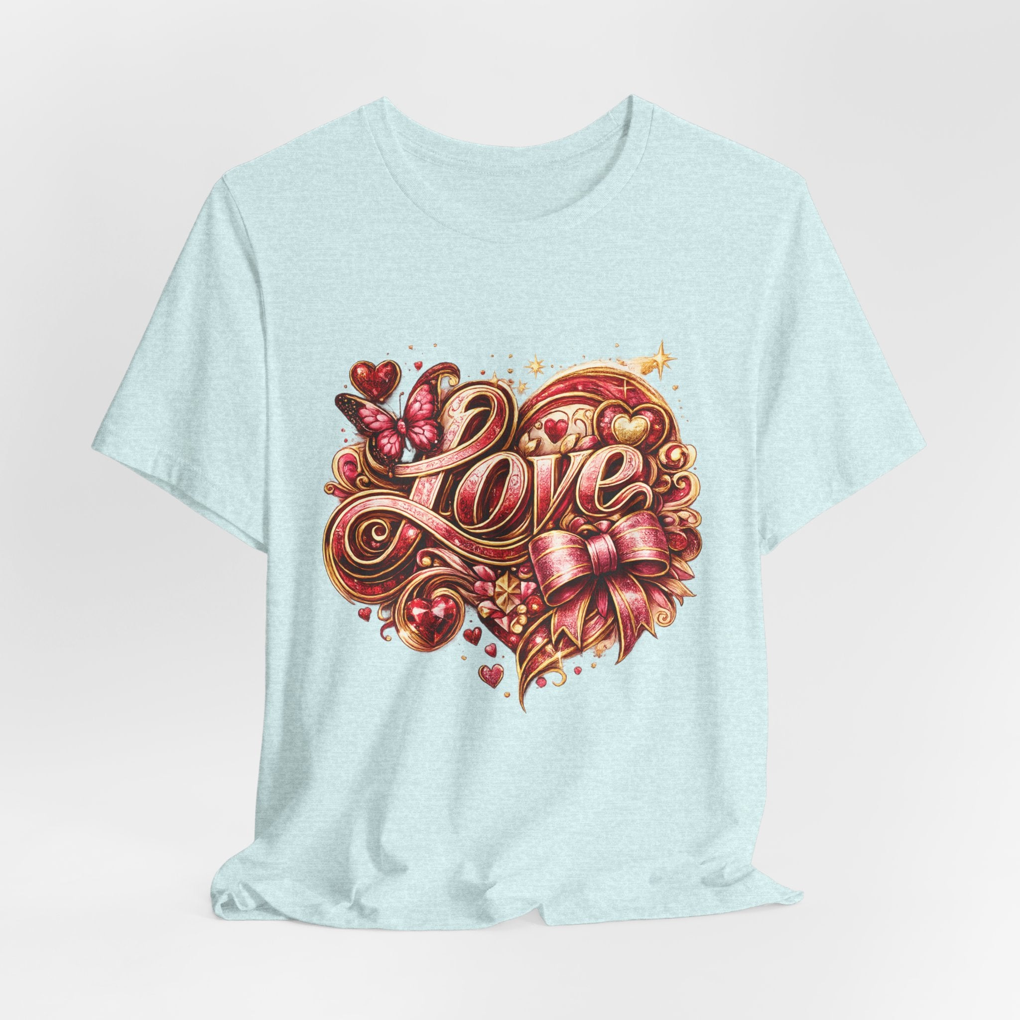 Love – Butterfly & Bow Valentine's Day T-Shirt