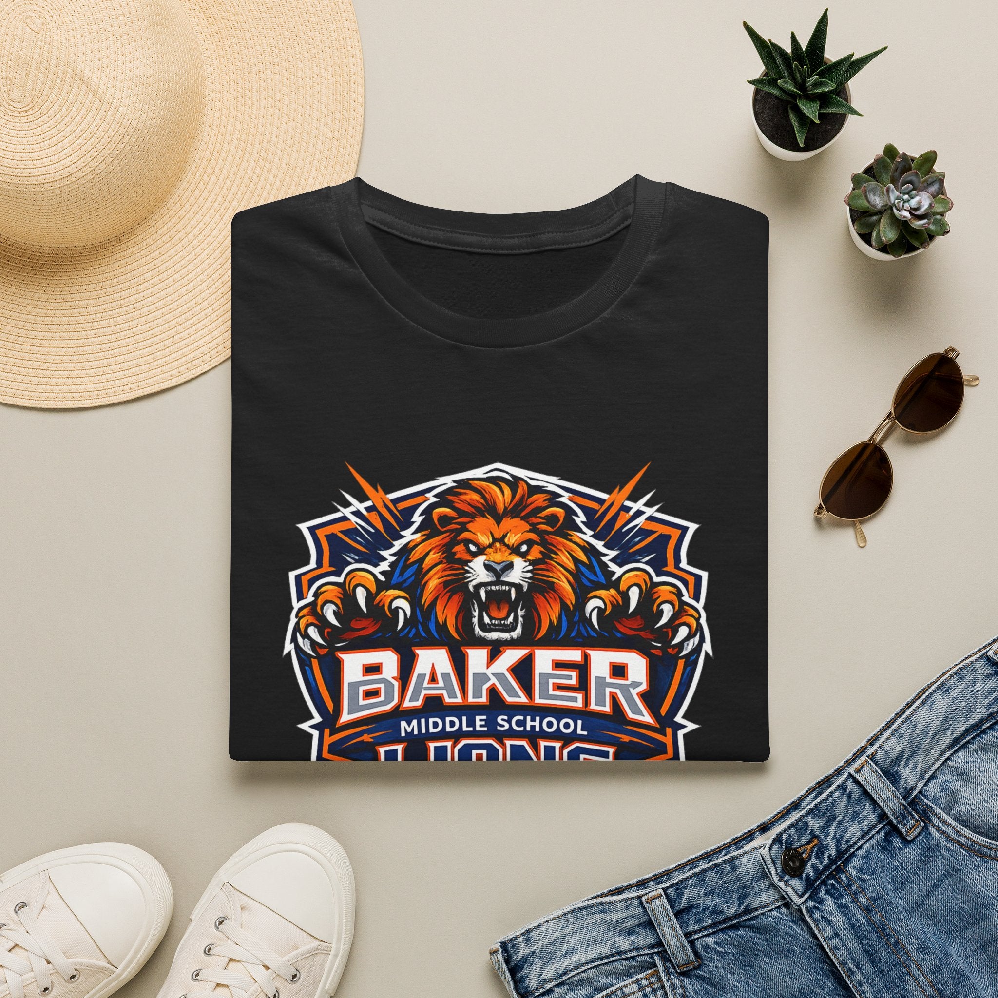 Baker Middle School Lions T-Shirt | School Spirit Tee | Lions Pride Graphic Tee
