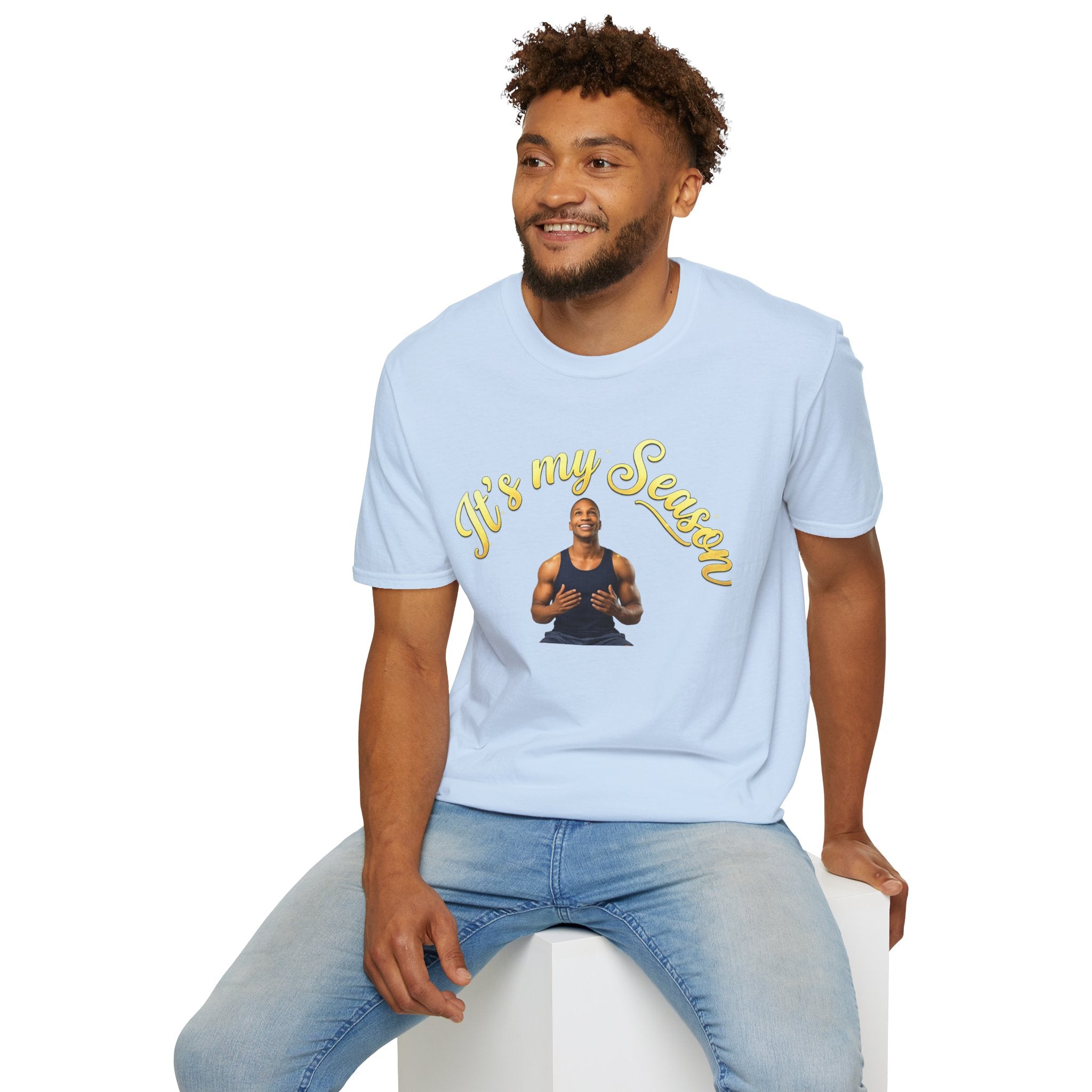 It's My Season T-Shirt | Gold Motivational Tee | Men's Empowerment Graphic Tee