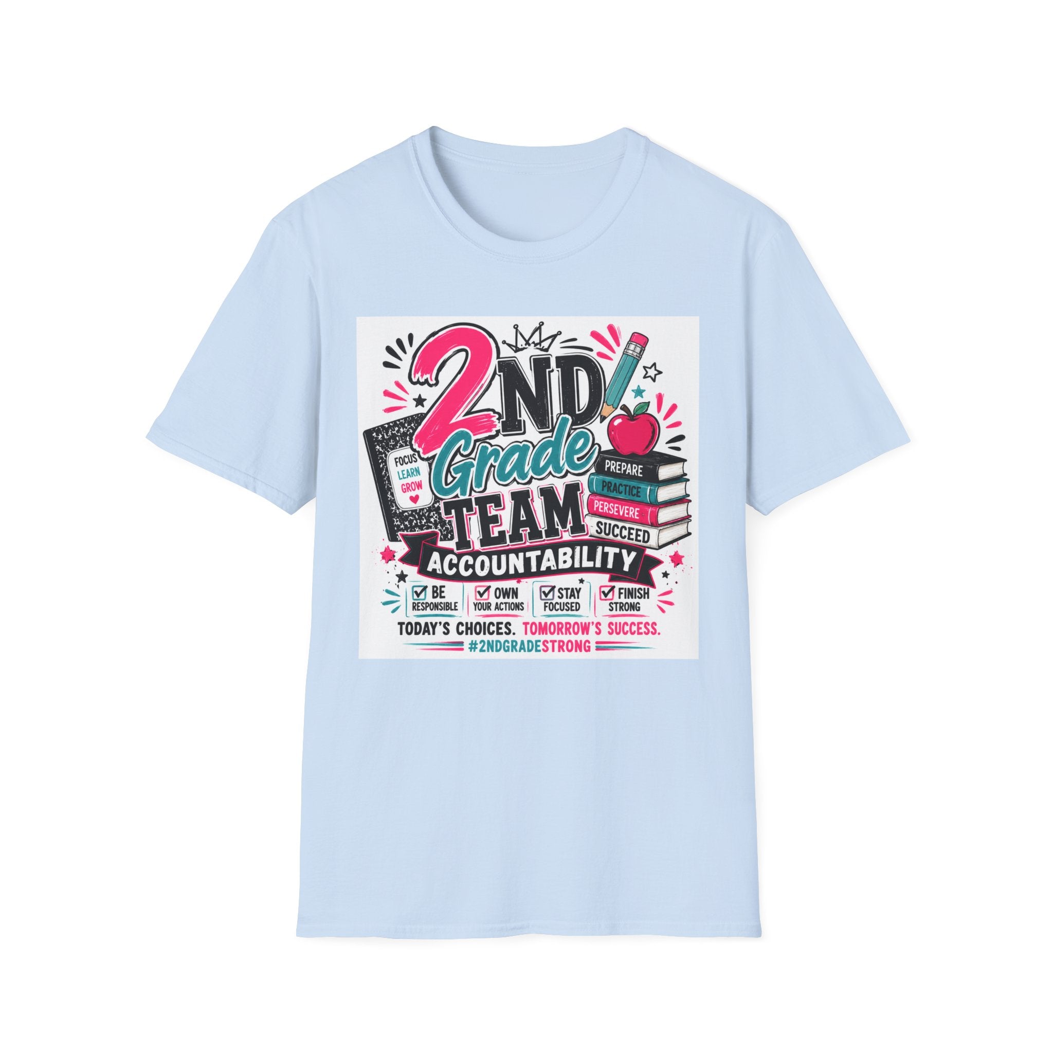2nd Grade Team T-Shirt — Teacher Appreciation Back-to-School Tee