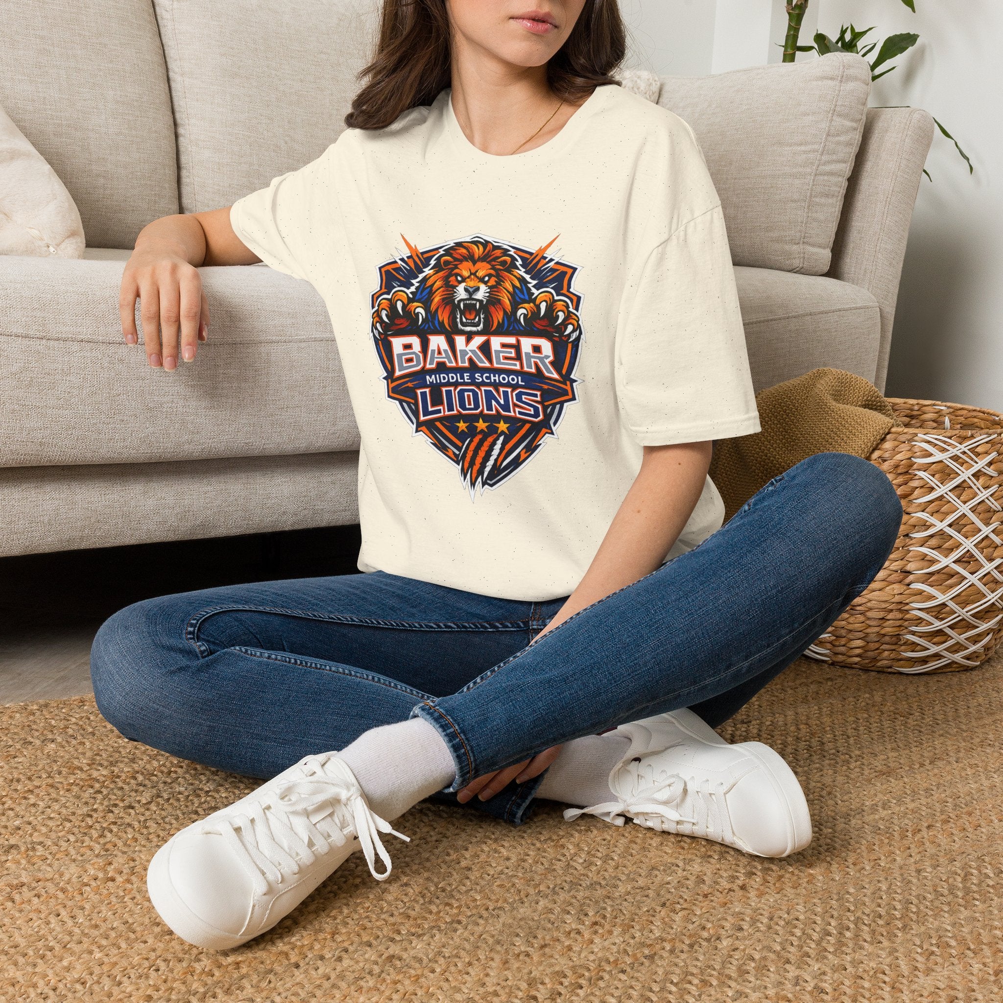 Baker Middle School Lions T-Shirt | School Spirit Tee | Lions Pride Graphic Tee