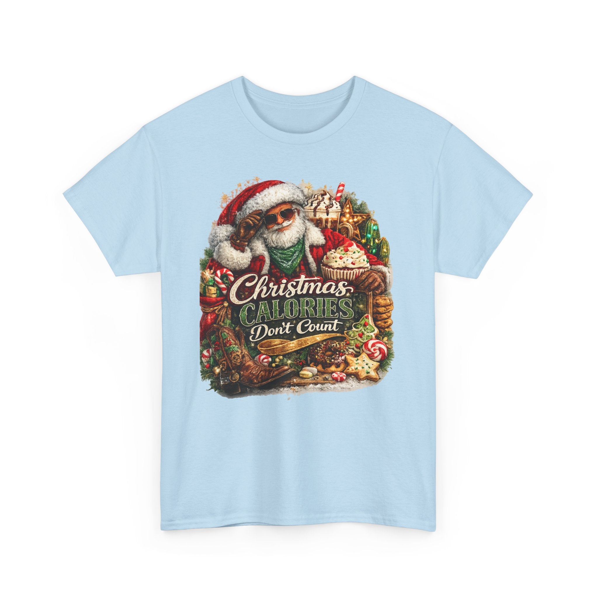 Christmas Calories Don't Count Shirt – Funny Holiday Tee | Christmas Foodie Gift