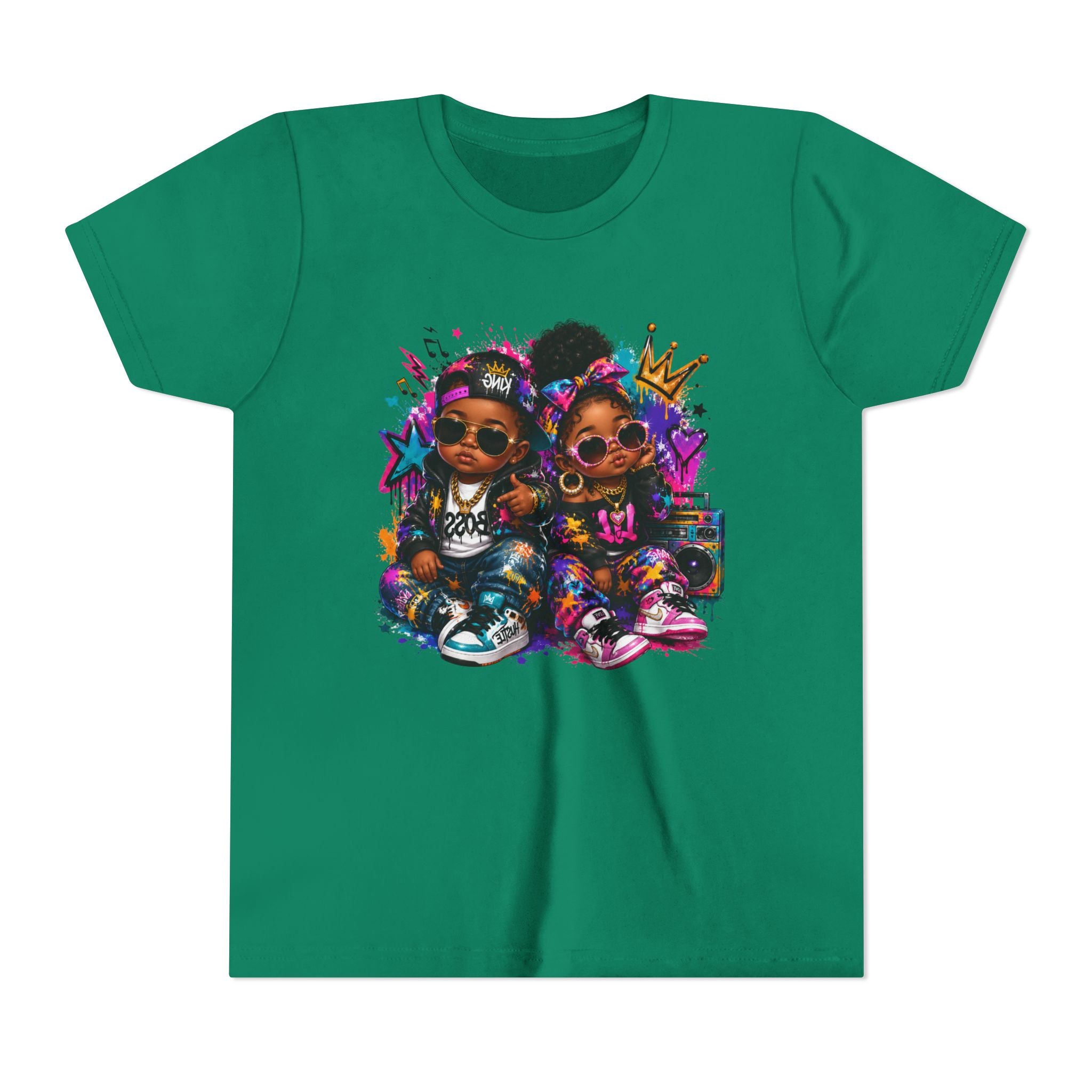 Lil King & Queen T-Shirt | Hip Hop Baby Graphic Tee | Urban Kids Streetwear Shirt
