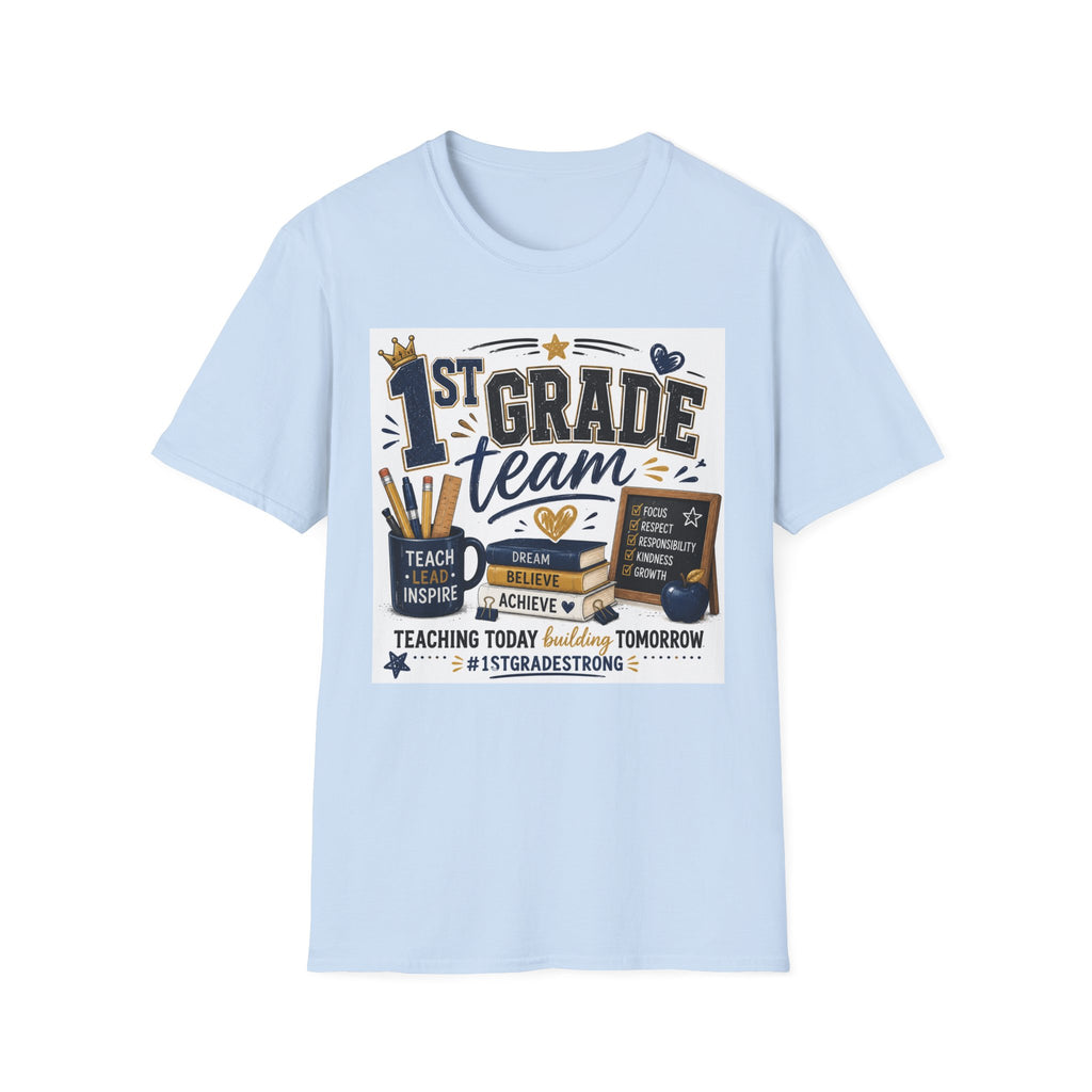 1st Grade Squad Unisex Graphic Tee | Softstyle T-Shirt