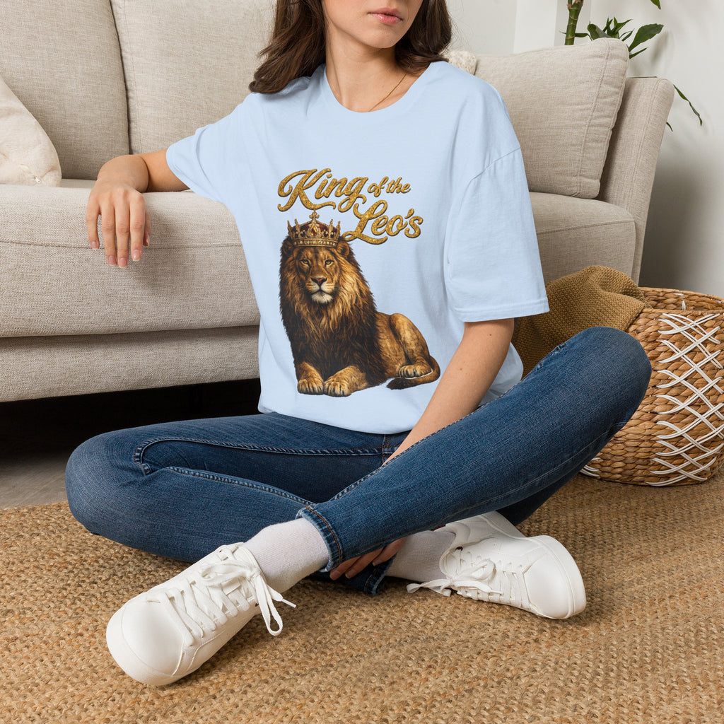 King of the Leo's – Lion Crown Graphic Tee