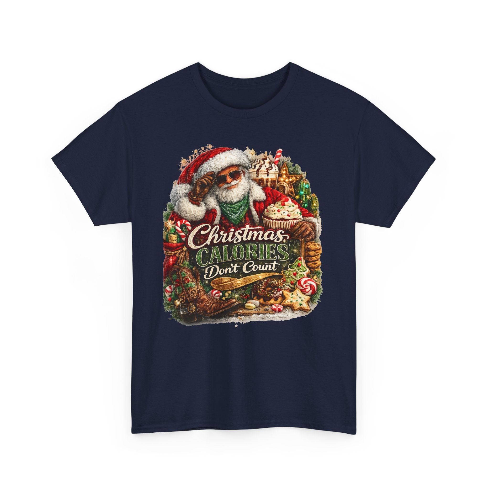 Christmas Calories Don't Count Shirt – Funny Holiday Tee | Christmas Foodie Gift