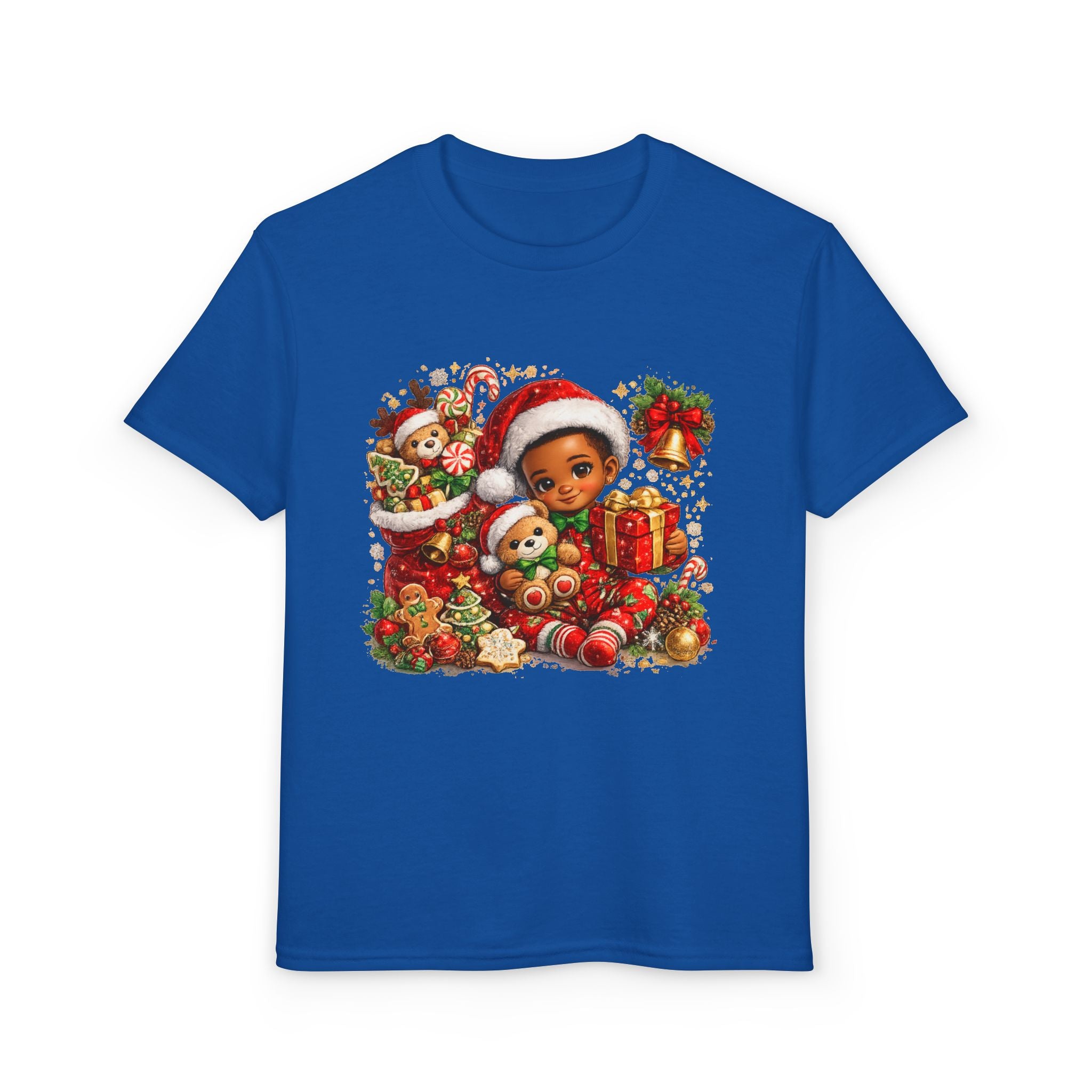 Black Boy Christmas Shirt – Melanin Kids Holiday Tee | Christmas Gift for Boys