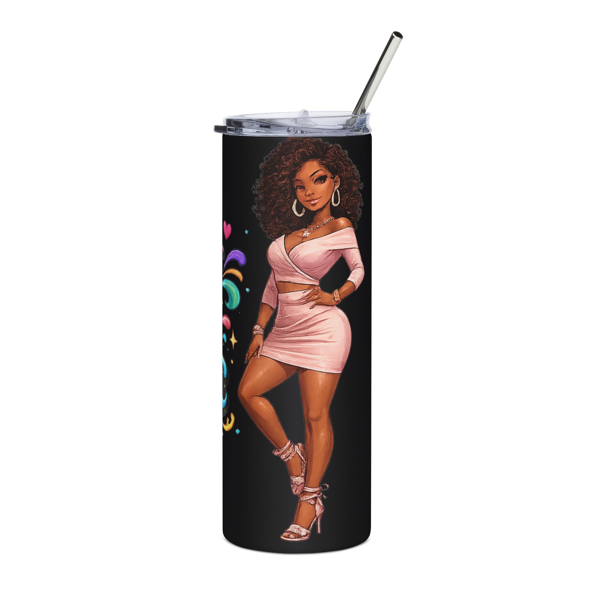 Sassy Girls Don't Do Basic Tumbler – 20oz Skinny