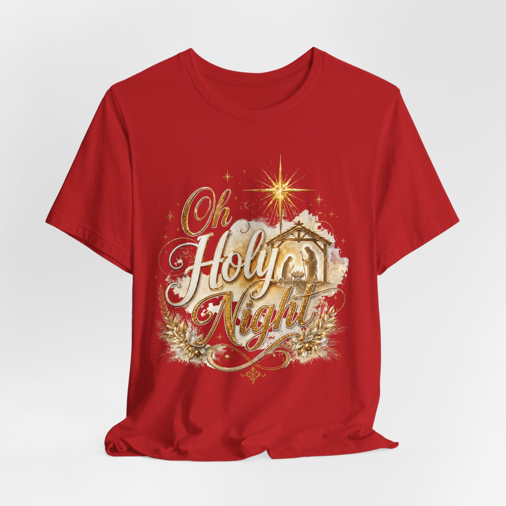 Oh Holy Night – Nativity Christmas T-Shirt