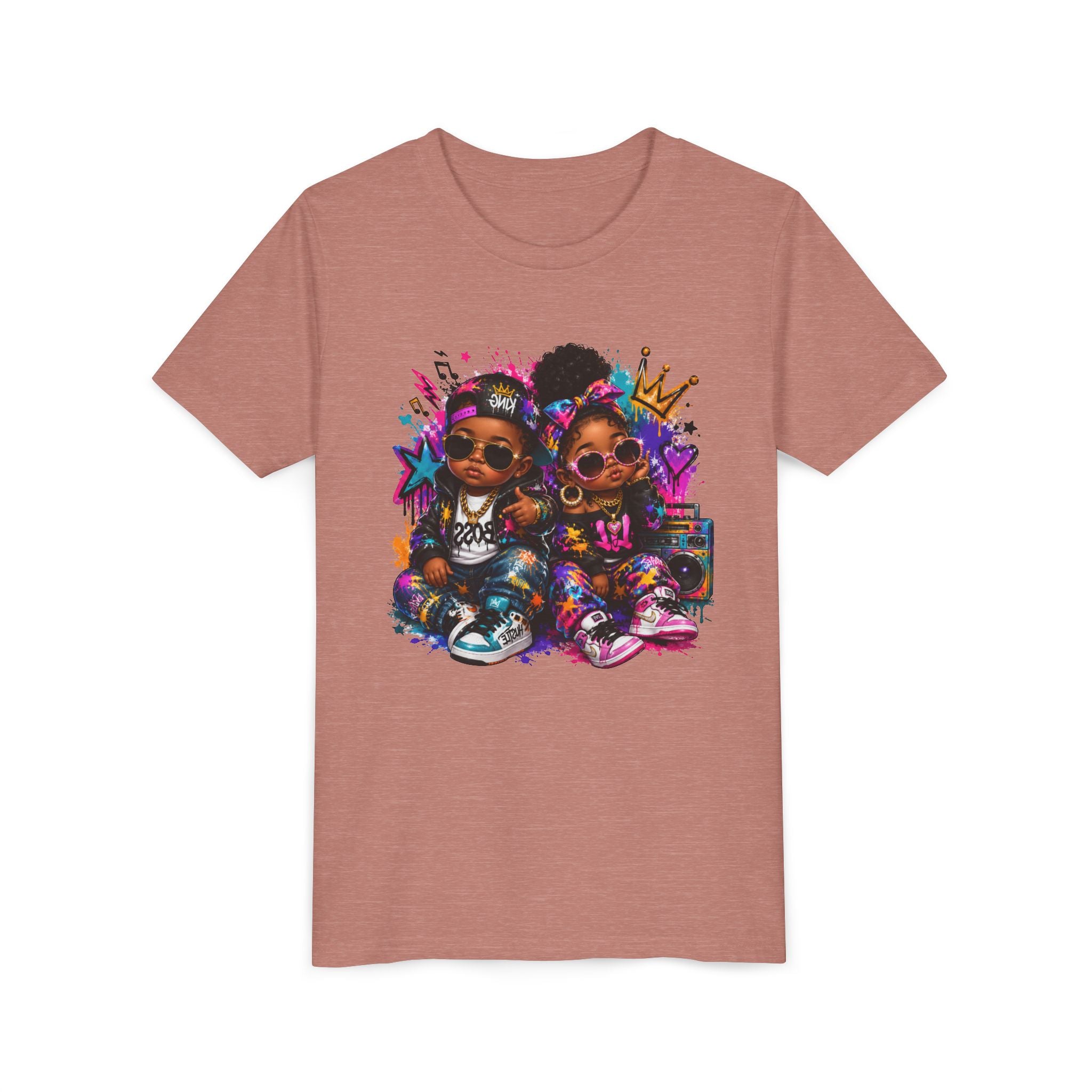 Lil King & Queen T-Shirt | Hip Hop Baby Graphic Tee | Urban Kids Streetwear Shirt