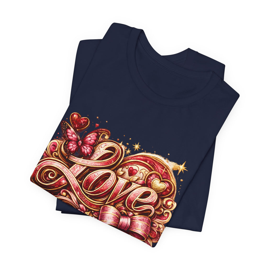 Love – Butterfly & Bow Valentine's Day T-Shirt