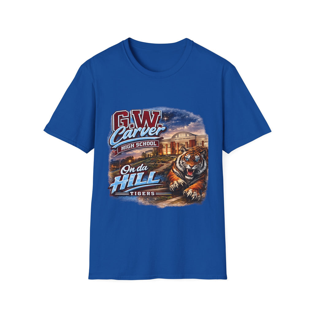 G.W. Carver High School Tigers T-Shirt | On Da Hill School Spirit Tee | Columbus GA Tiger Pride Graphic Tee