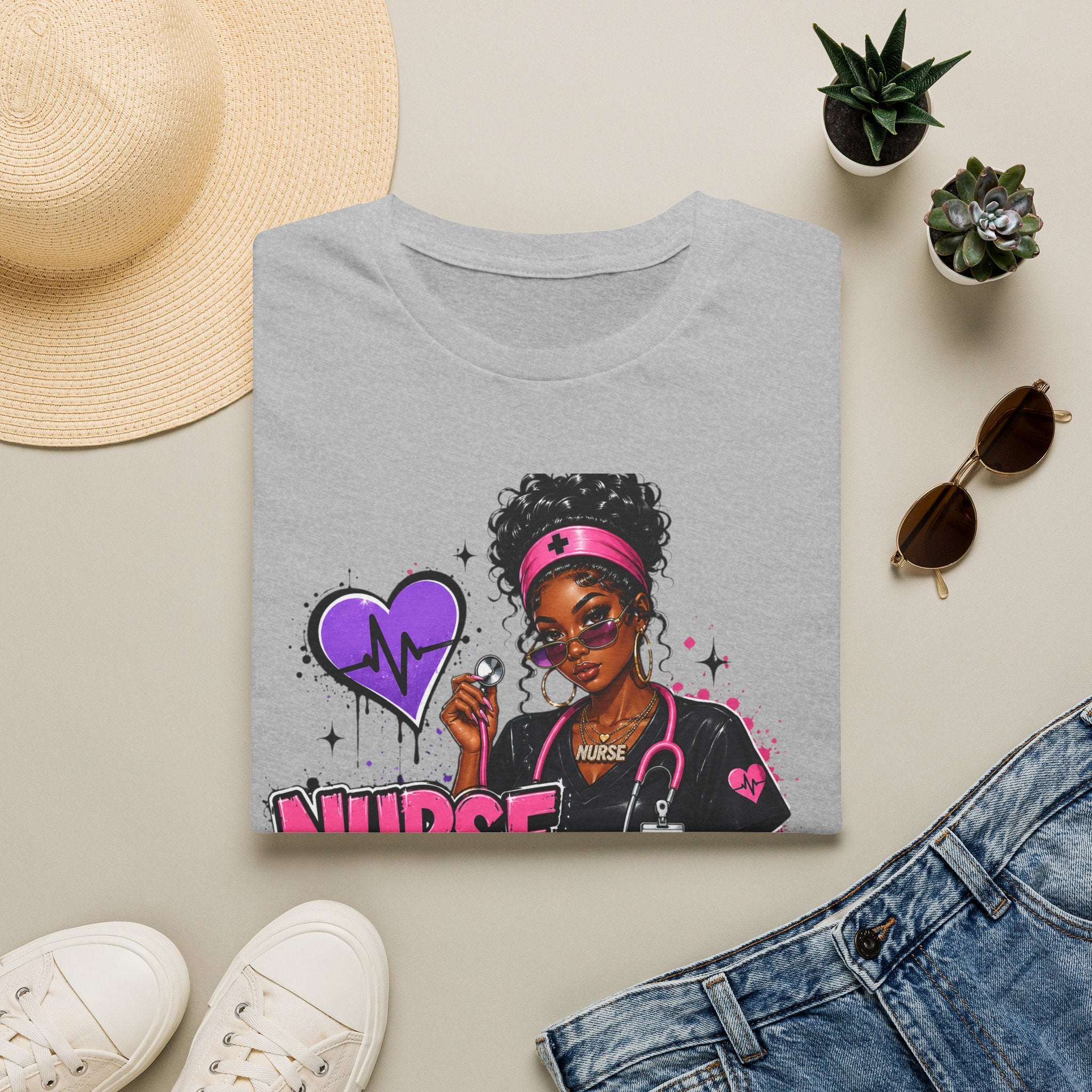 Nurse In Progress T-Shirt | Future Nurse Gift | Black Girl Nurse Graphic Tee