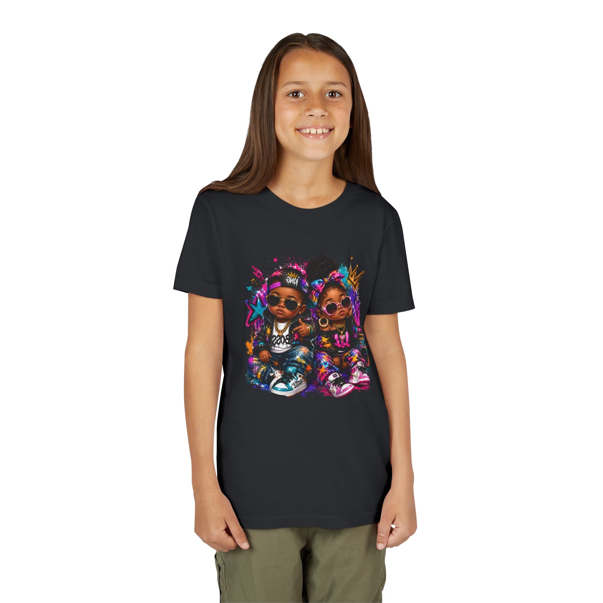 Lil King & Queen T-Shirt | Hip Hop Baby Graphic Tee | Urban Kids Streetwear Shirt