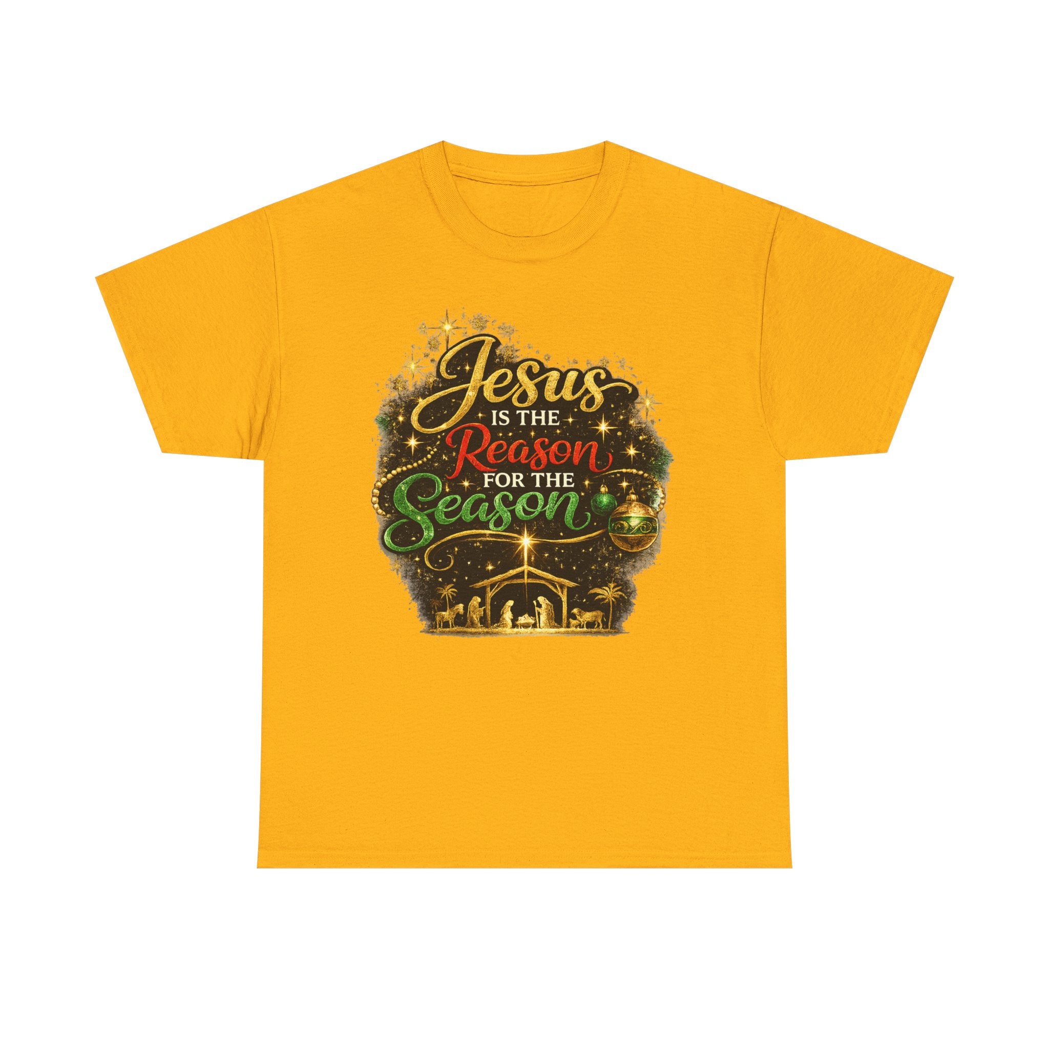 Jesus is the Reason for the Season Shirt – Christian Christmas Tee | Faith Holiday Gift