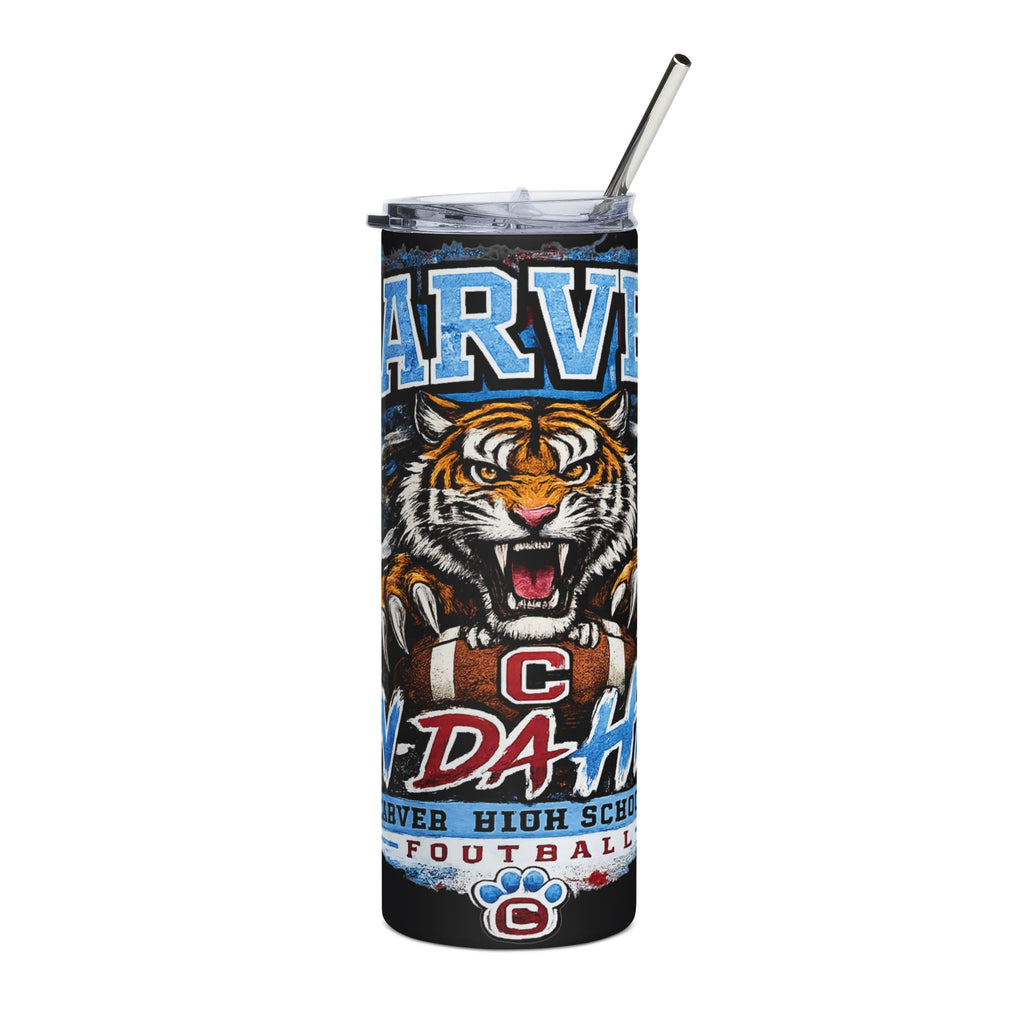 Carver High School Tigers "On Da Hill" 20oz Stainless Steel Tumbler