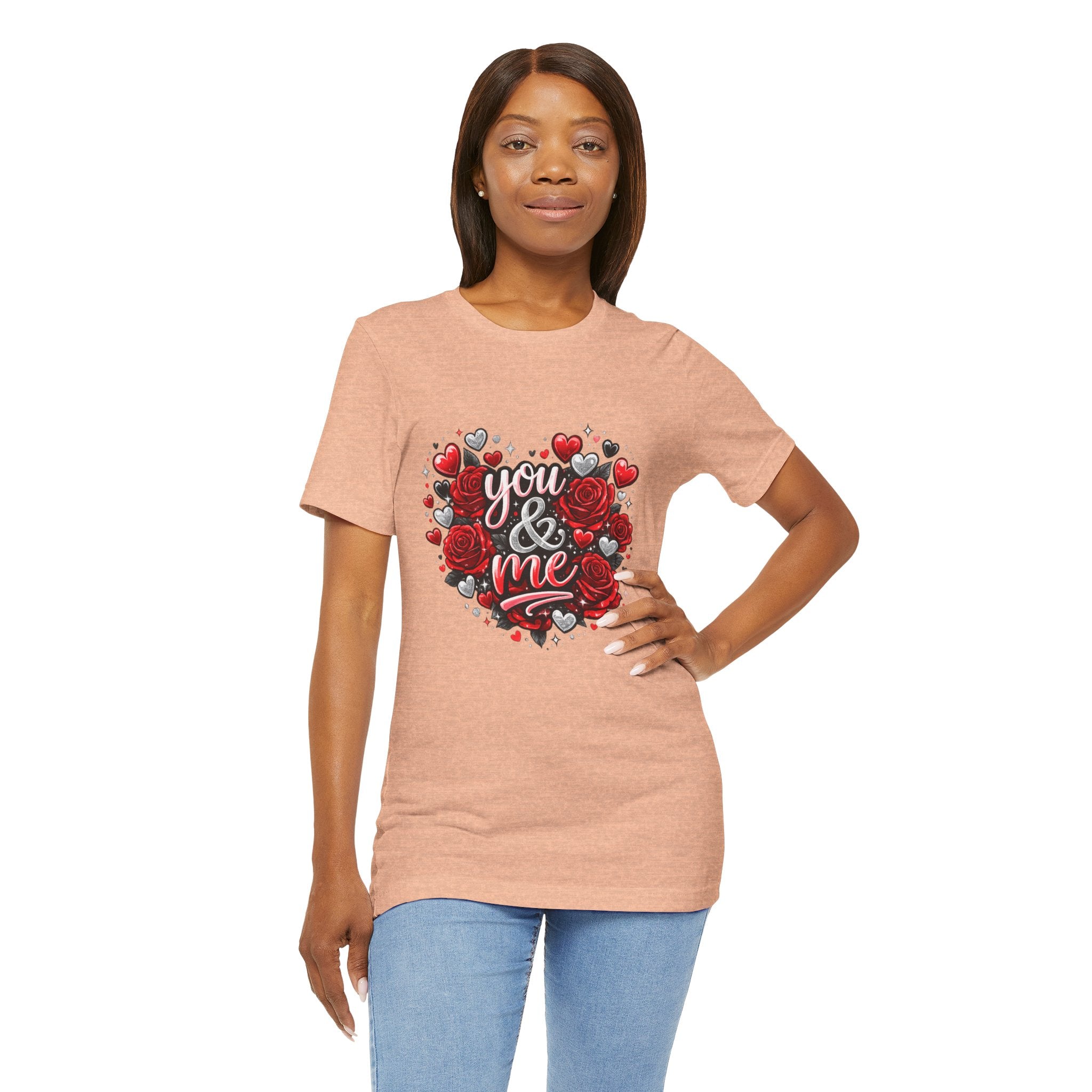 You & Me – Valentine's Day Rose T-Shirt