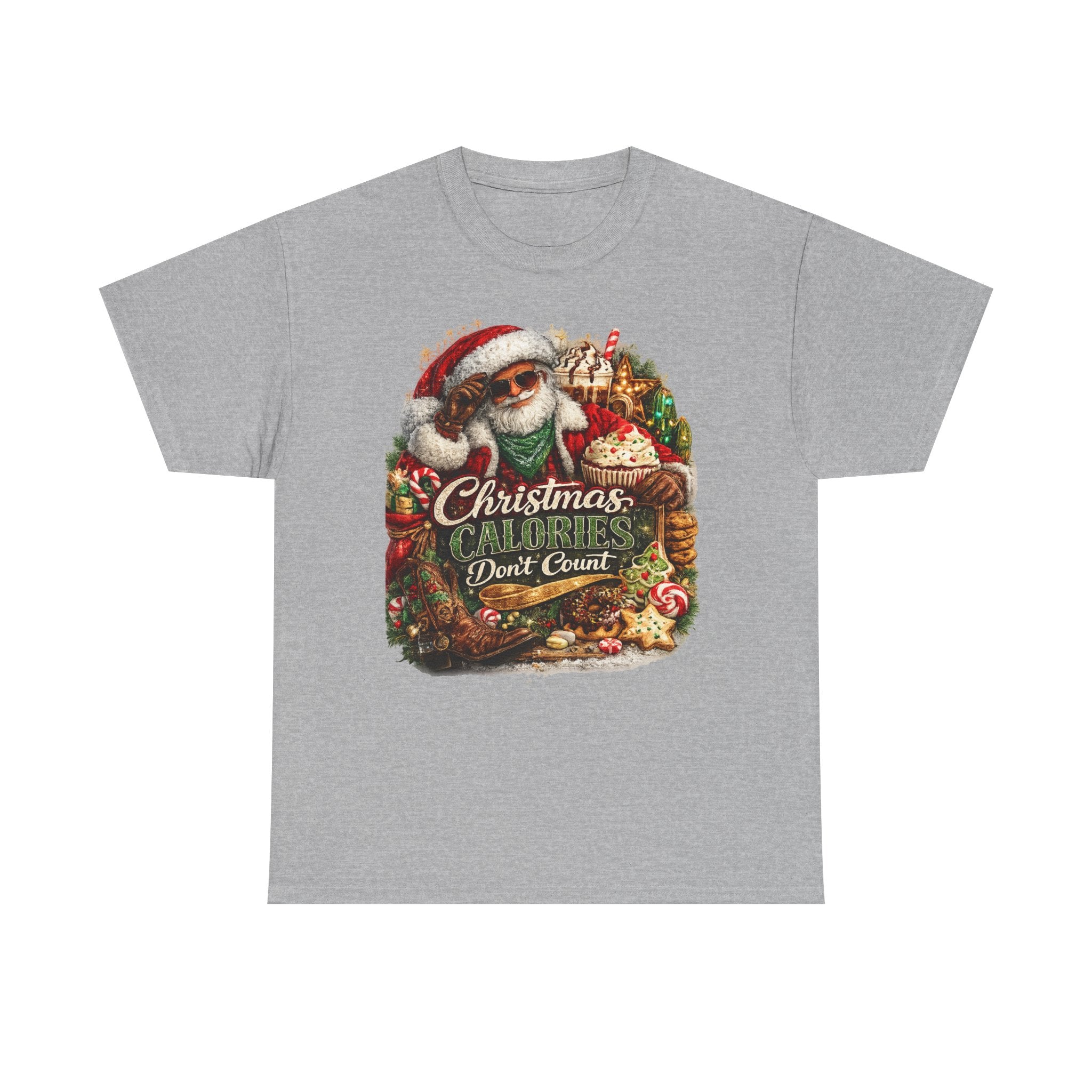Christmas Calories Don't Count Shirt – Funny Holiday Tee | Christmas Foodie Gift