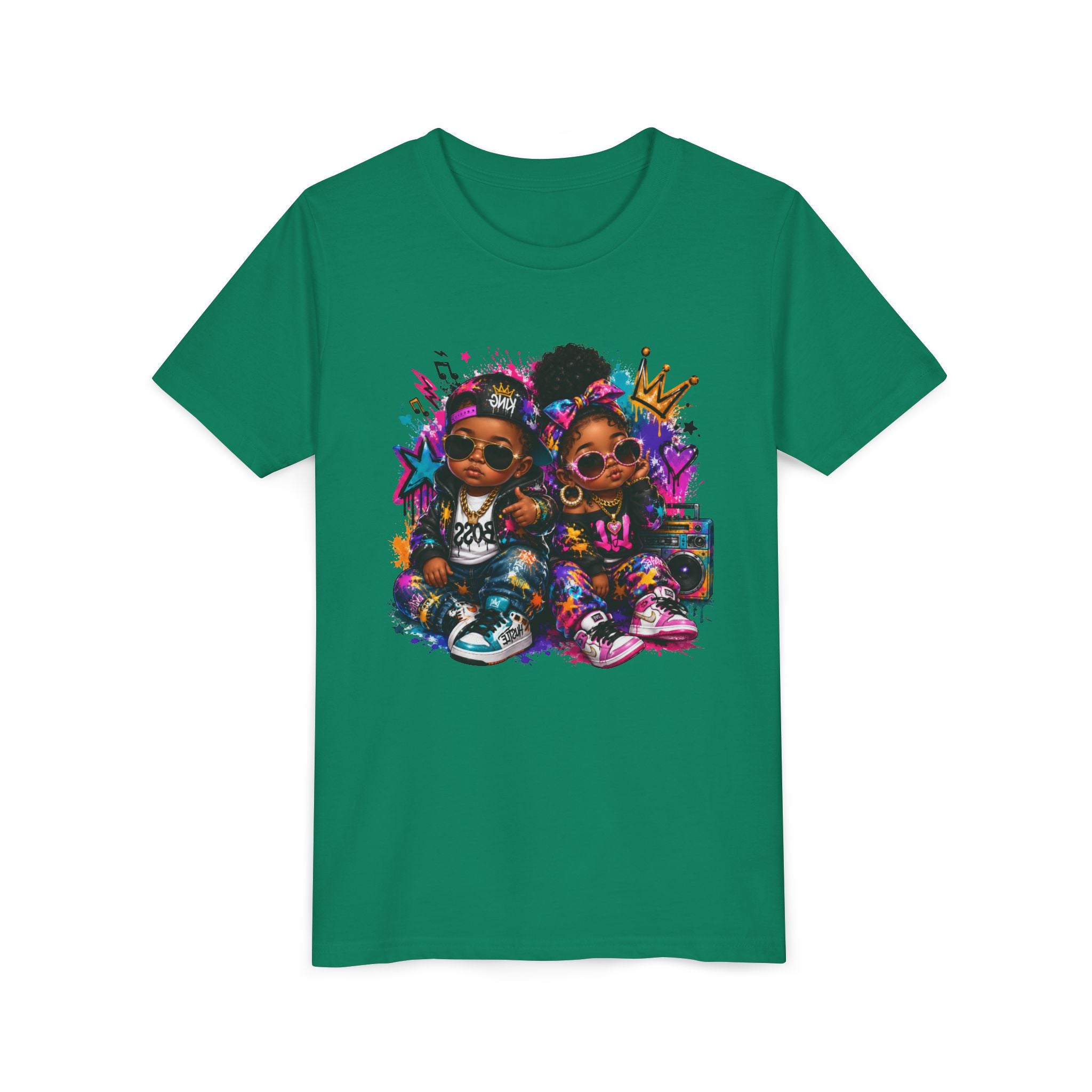 Lil King & Queen T-Shirt | Hip Hop Baby Graphic Tee | Urban Kids Streetwear Shirt