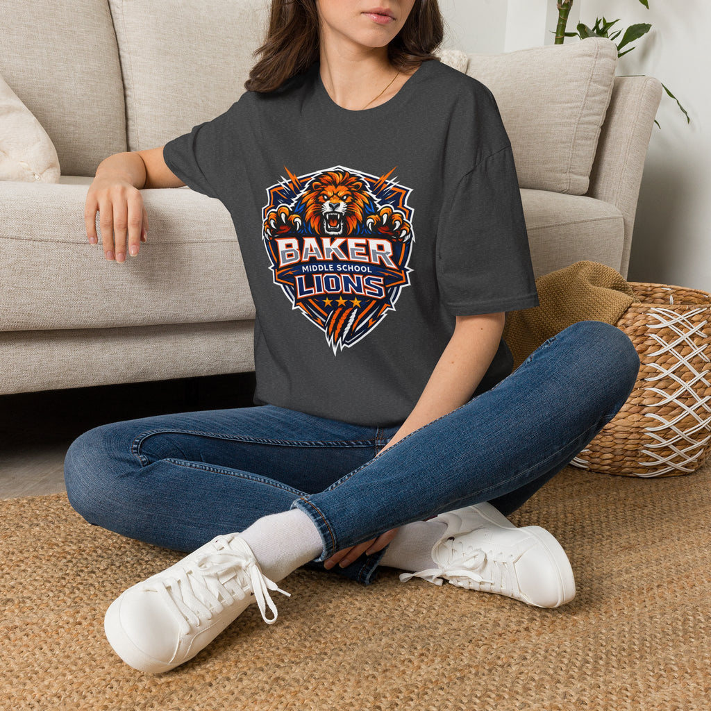 Baker Middle School Lions T-Shirt | School Spirit Tee | Lions Pride Graphic Tee